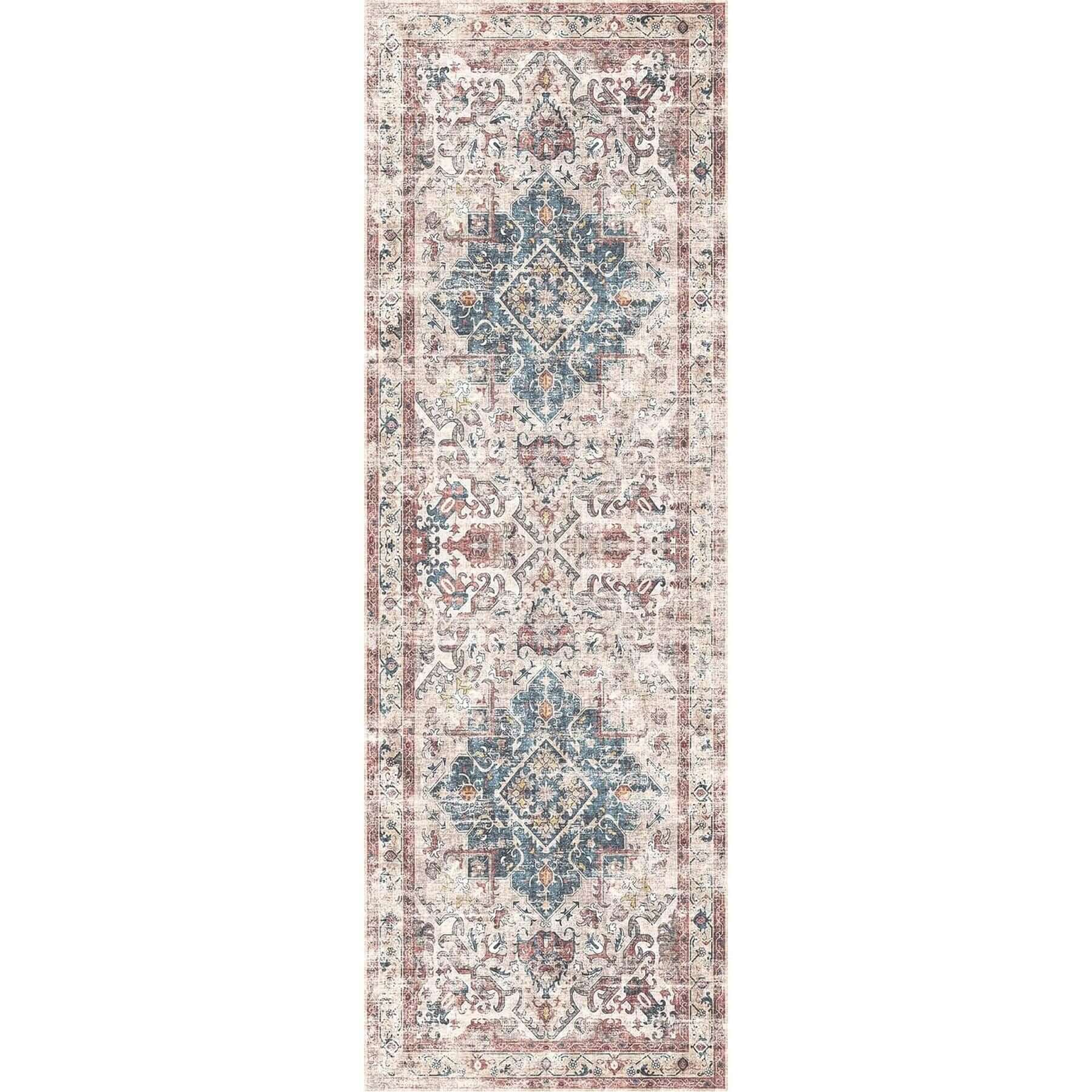 Carmel Cream Bordered Rug - PN Home
