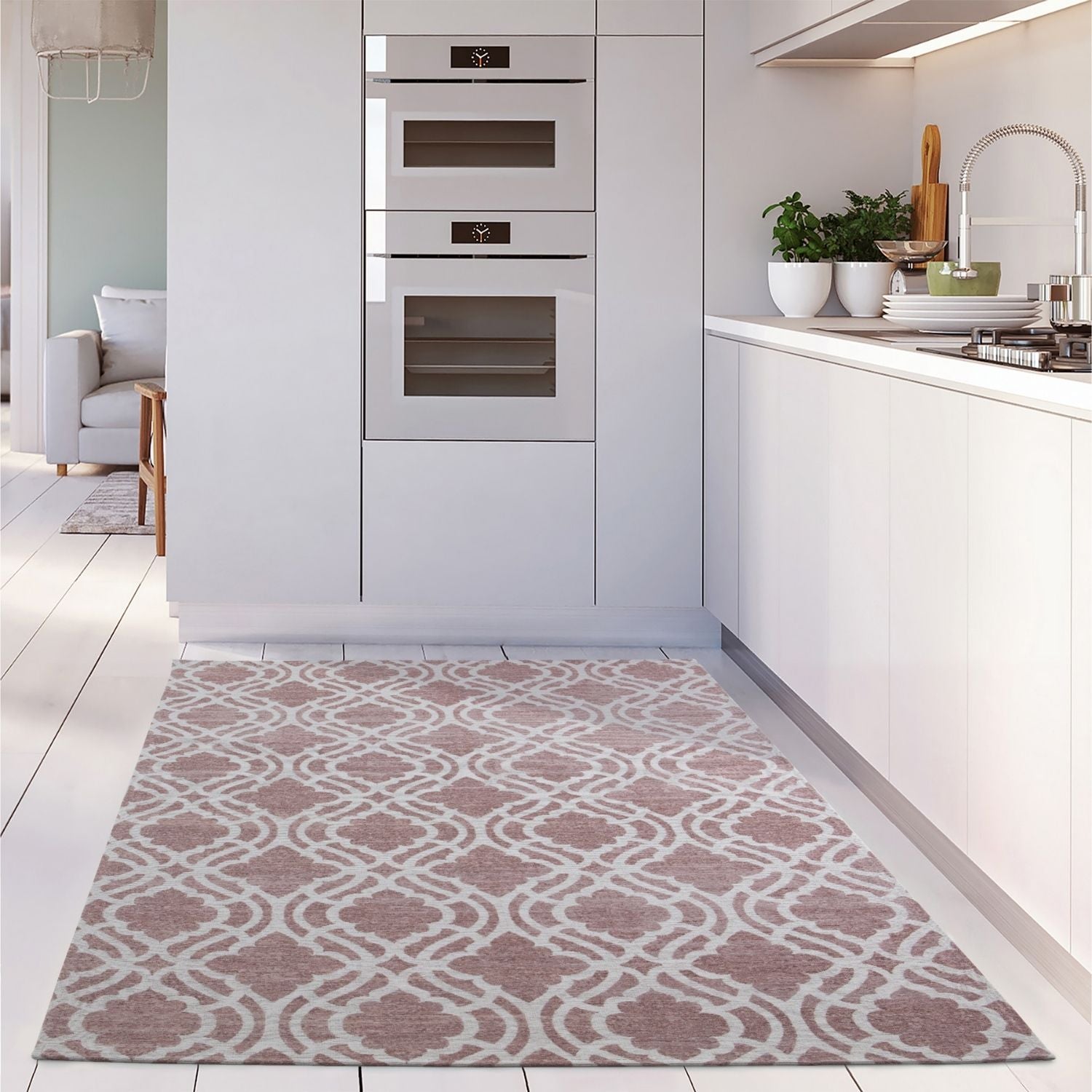 Washable Rug Carina Pink | 6902P - PN Home