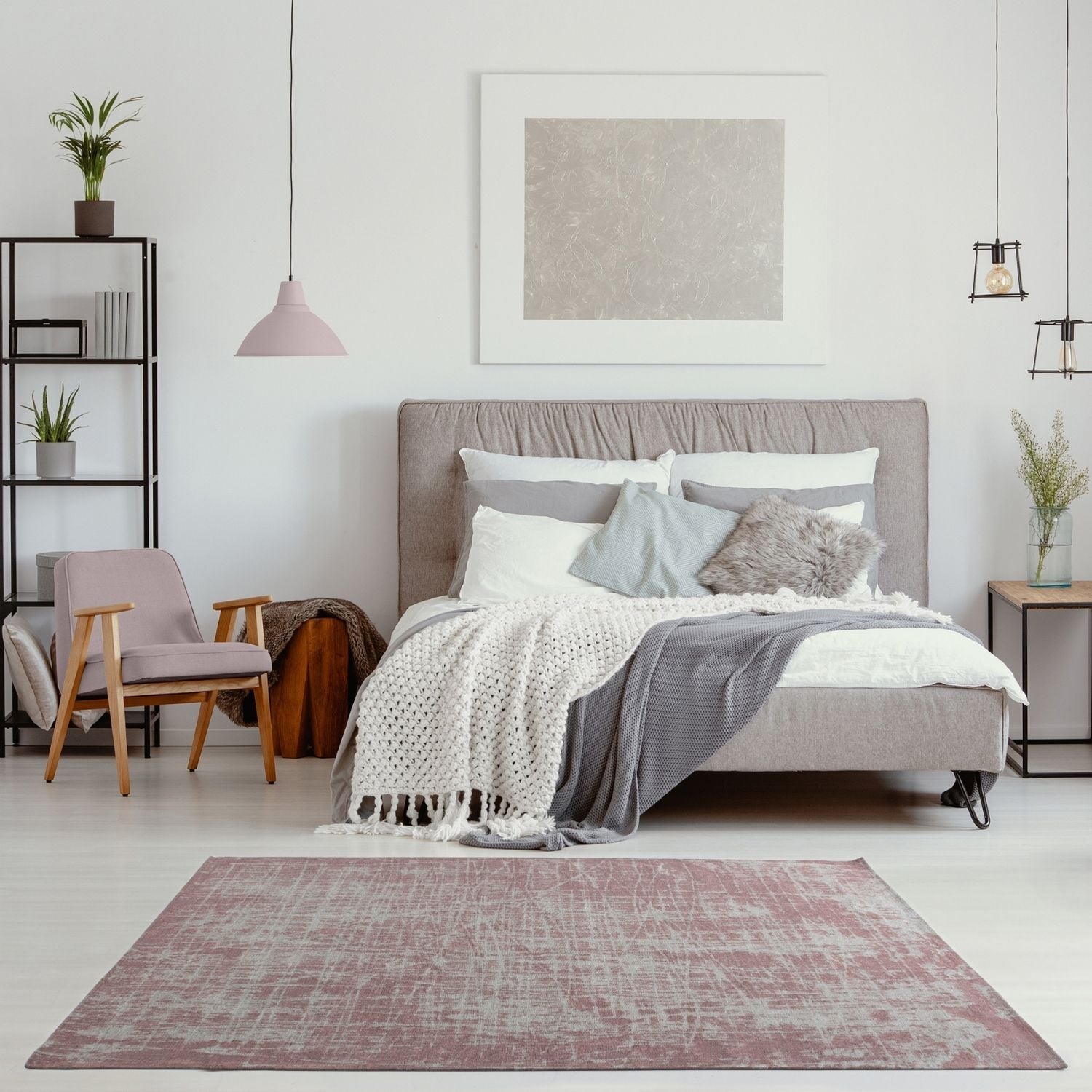 Washable Rug Carina Pink | 6920P - PN Home