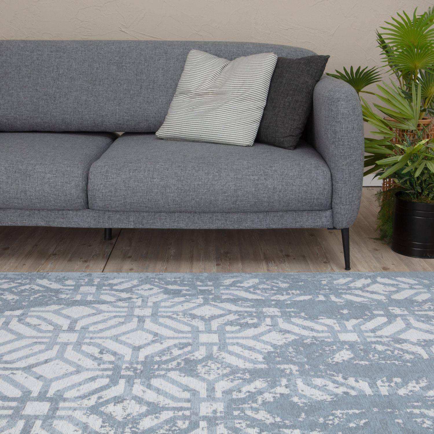 Washable Rug Carina Blue | 6931B - PN Home