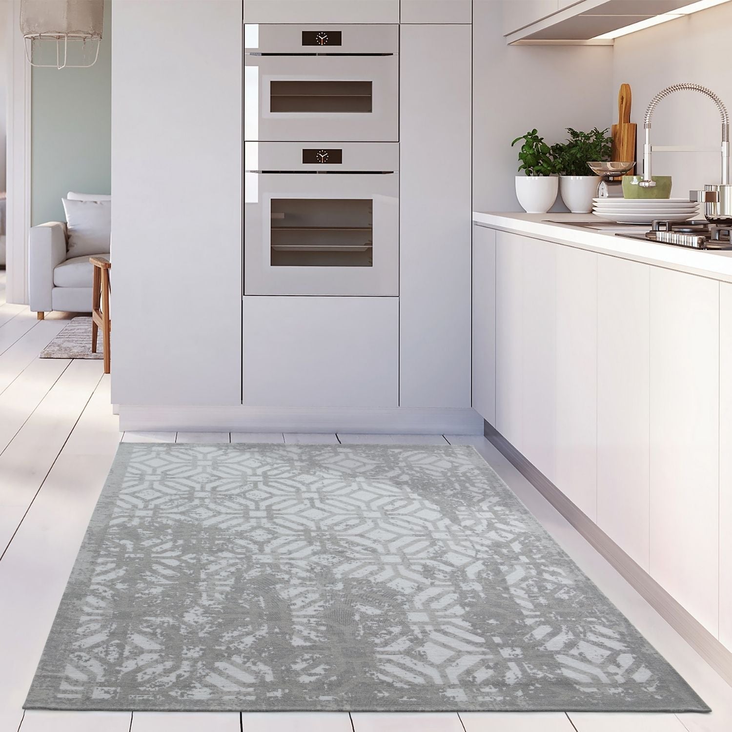 Washable Rug Carina Grey | 6932 - PN Home