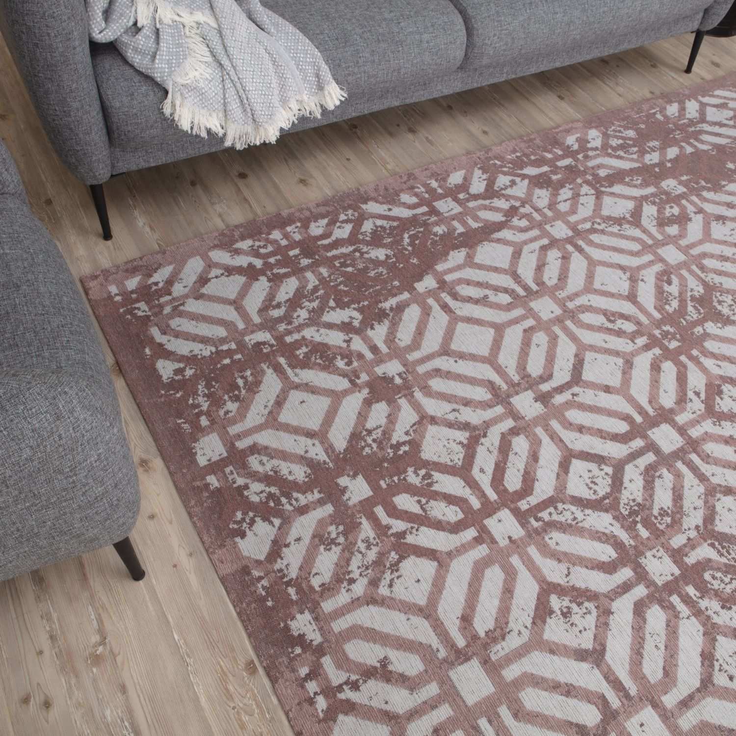 Washable Rug Carina Pink | 6933 - PN Home