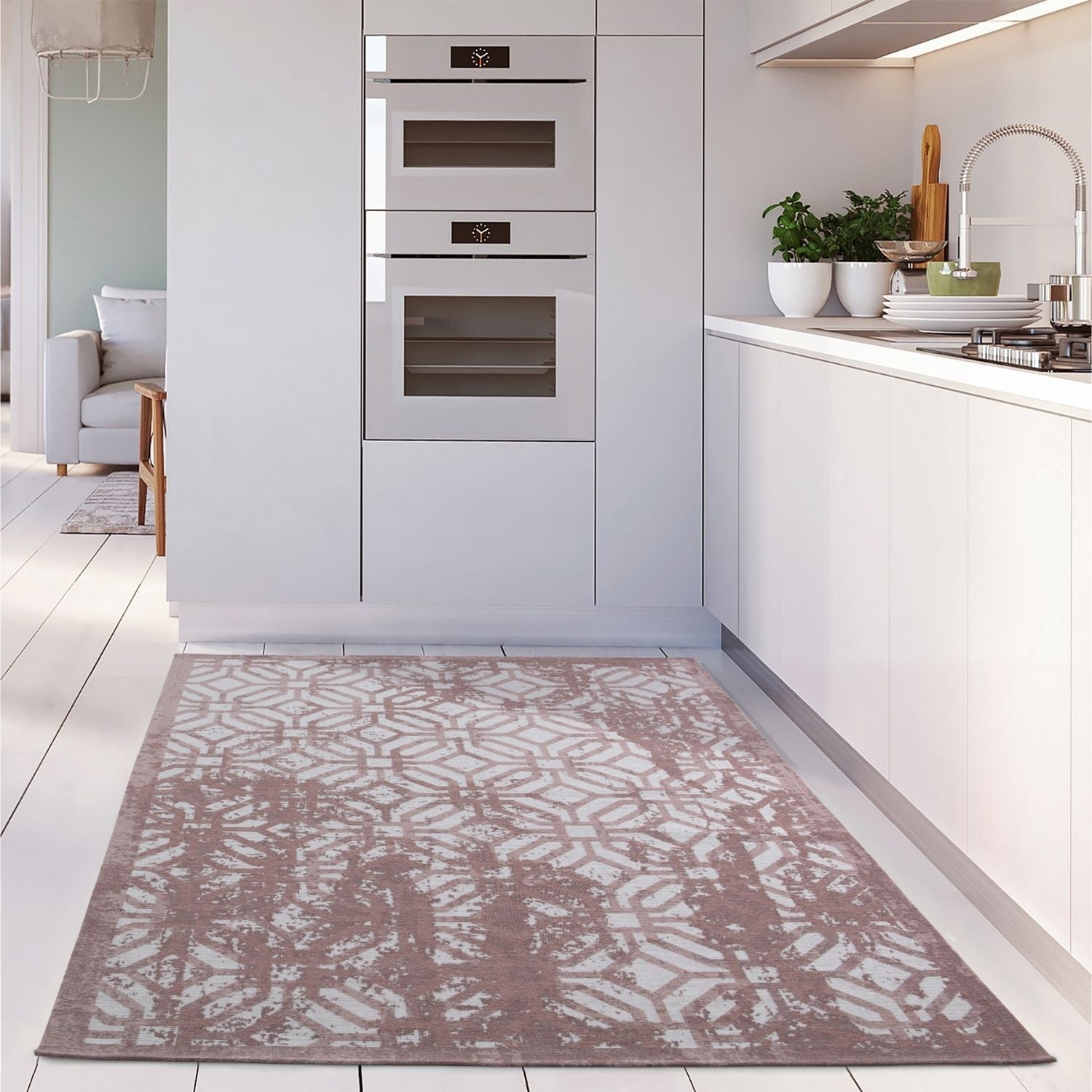 Washable Rug Carina Pink | 6933 - PN Home