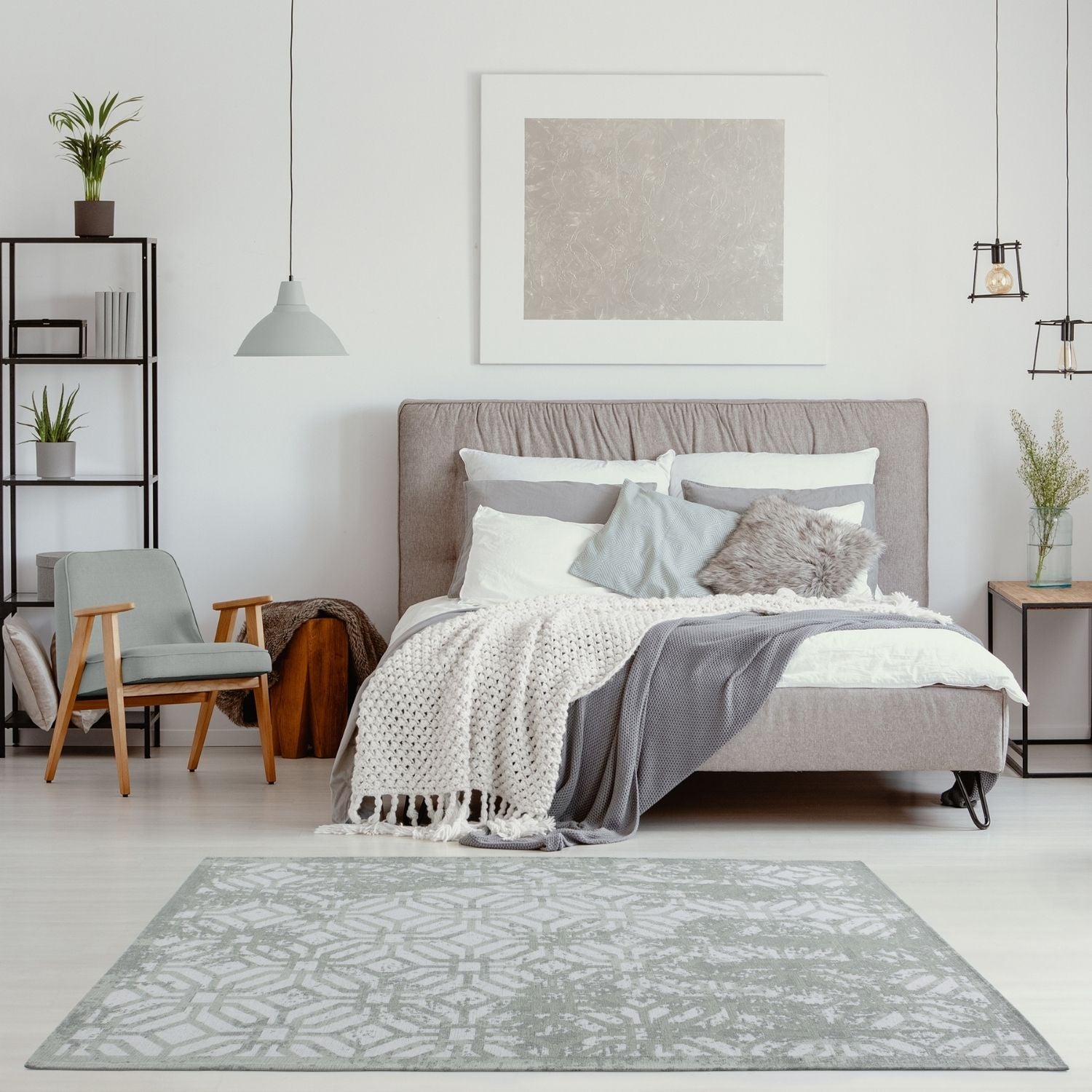 Washable Rug Carina Green | 6934 - PN Home