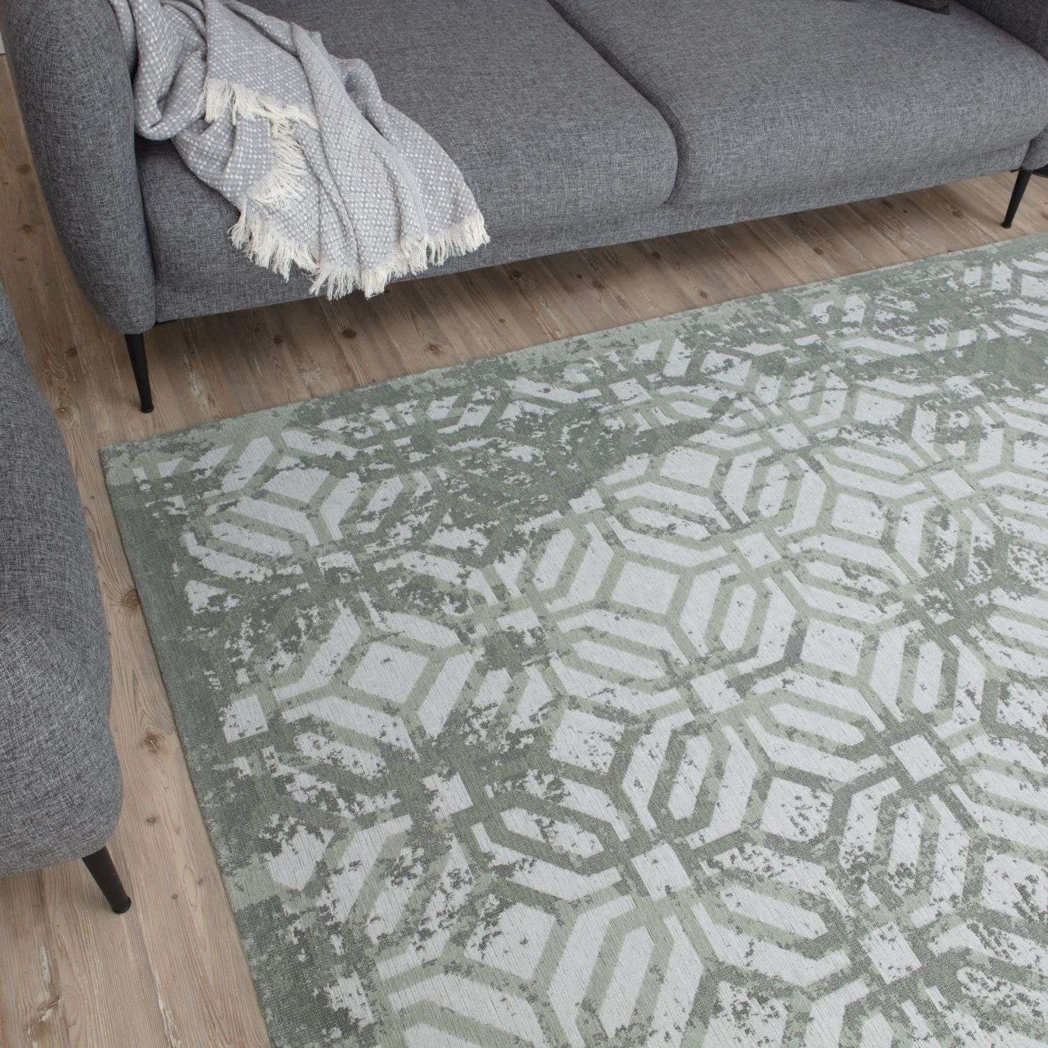 Washable Rug Carina Green | 6934 - PN Home