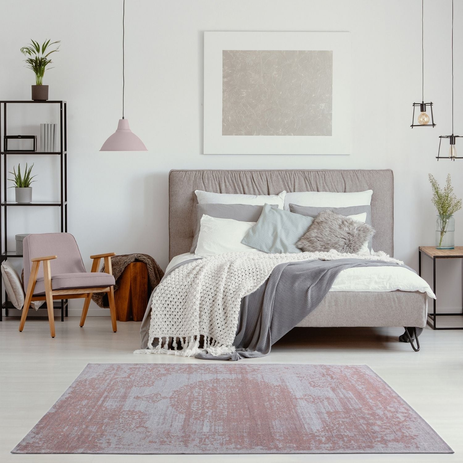 Washable Rug Carina Pink | 6941P - PN Home