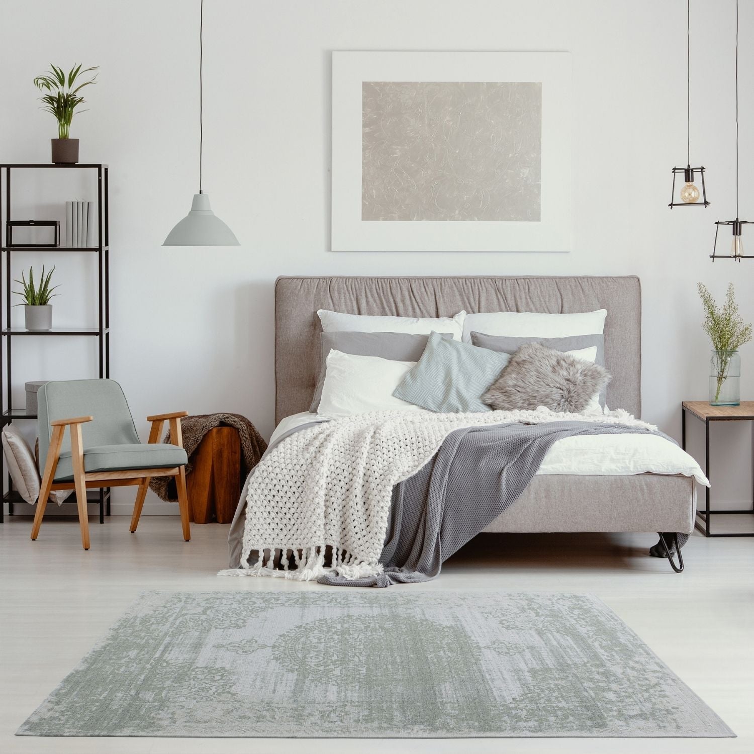 Washable Rug Carina Green | 6944 - PN Home