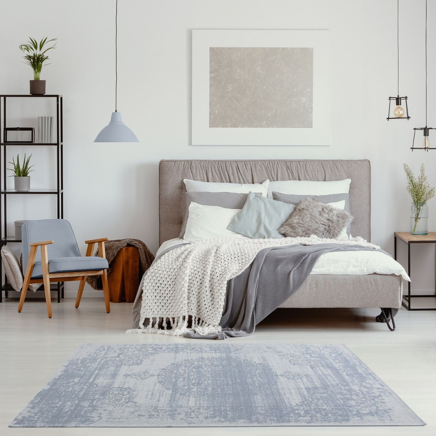 Washable Rug Carina Blue | 6945 - PN Home
