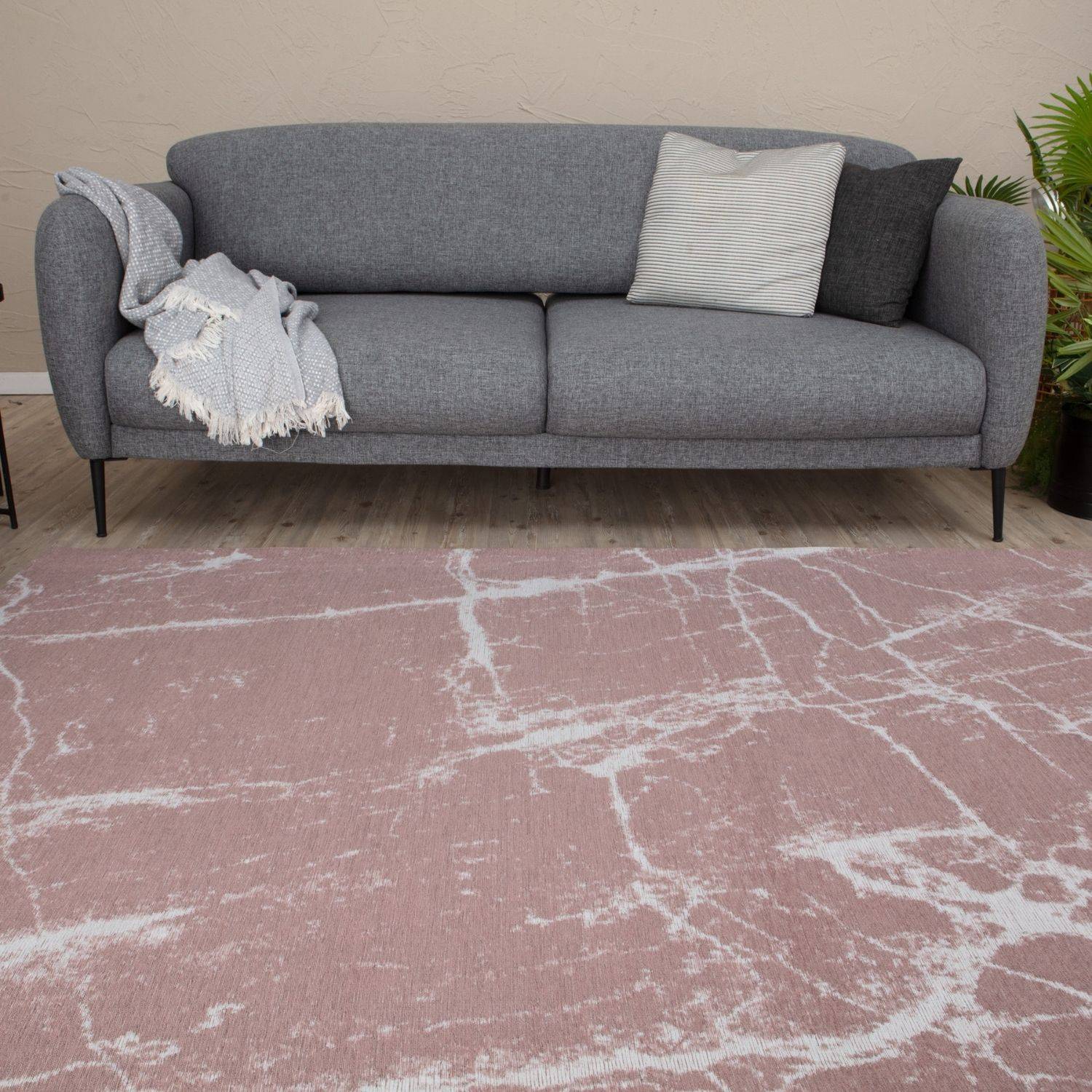 Washable Rug Carina Pink | 6956 - PN Home