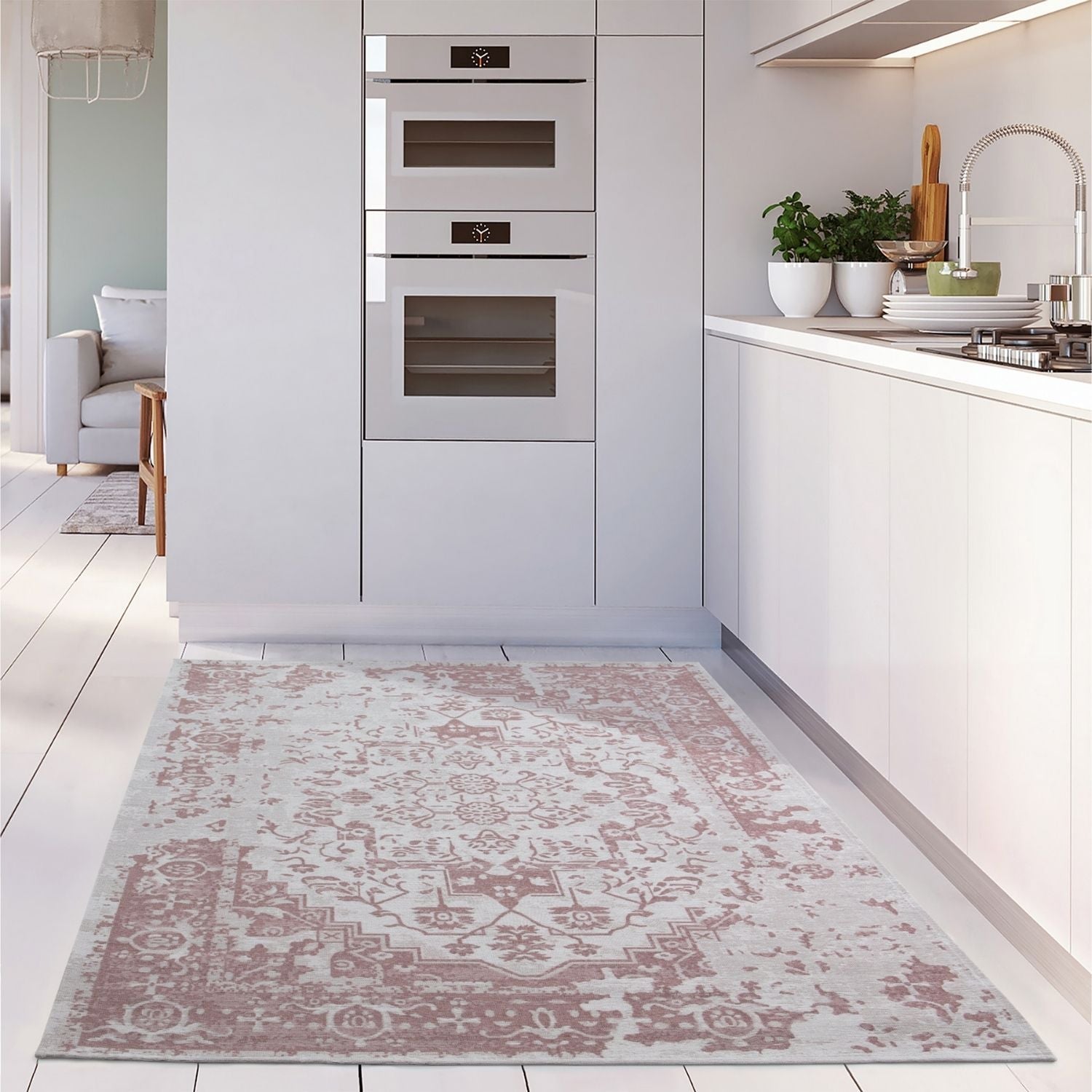 Washable Rug Carina Pink | 6962 - PN Home