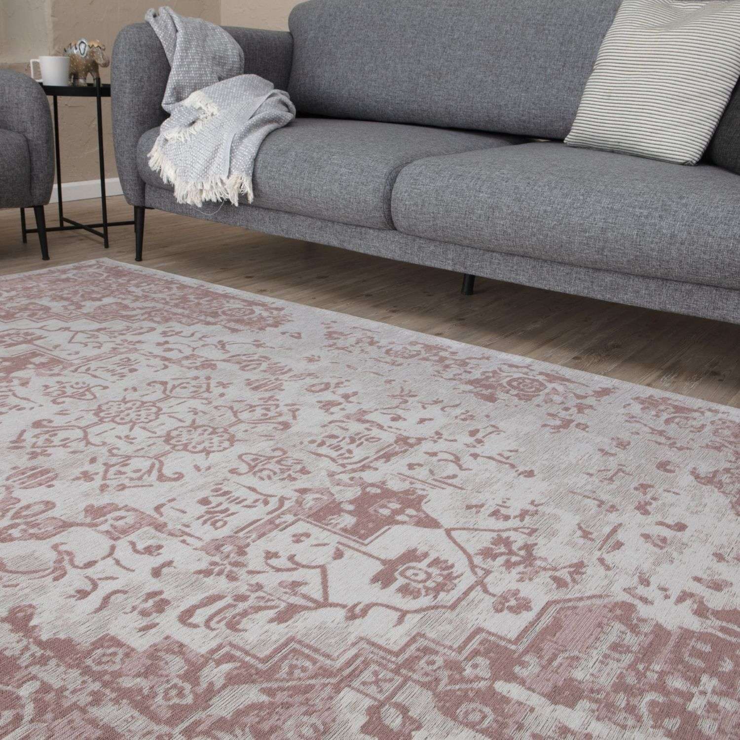 Washable Rug Carina Pink | 6962 - PN Home