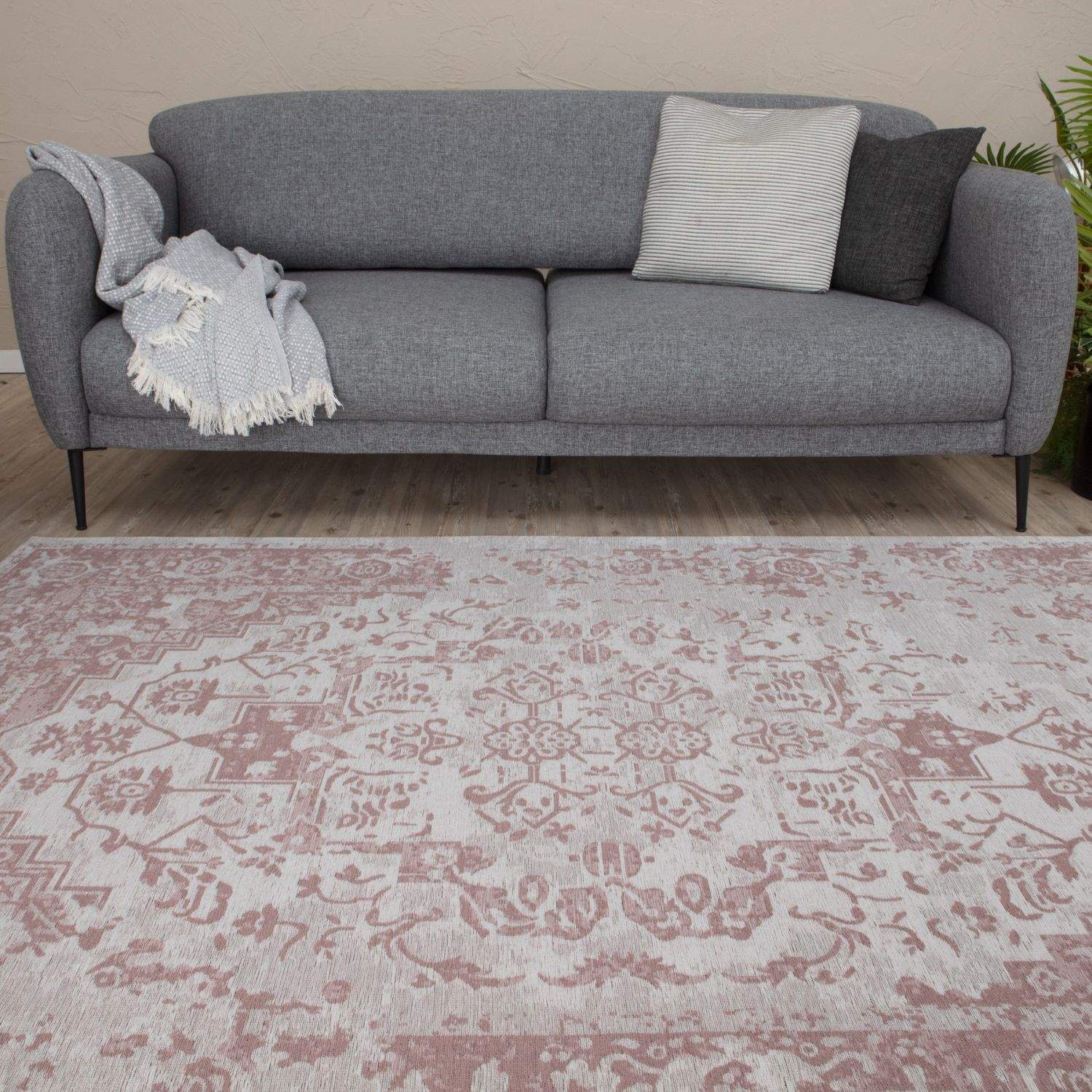 Washable Rug Carina Pink | 6962 - PN Home