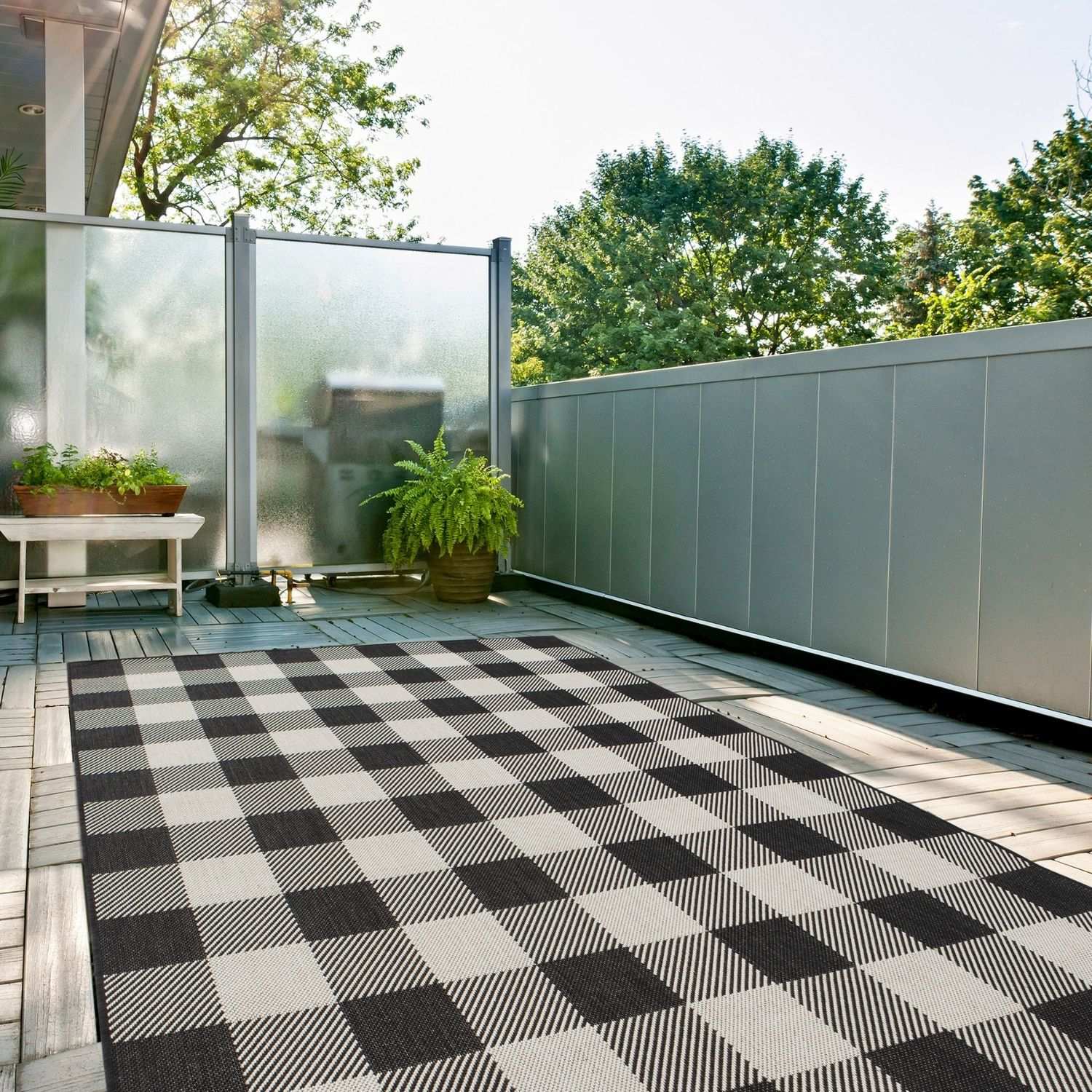 Ecology Outdoor Rug Black | 700BL - PN Home