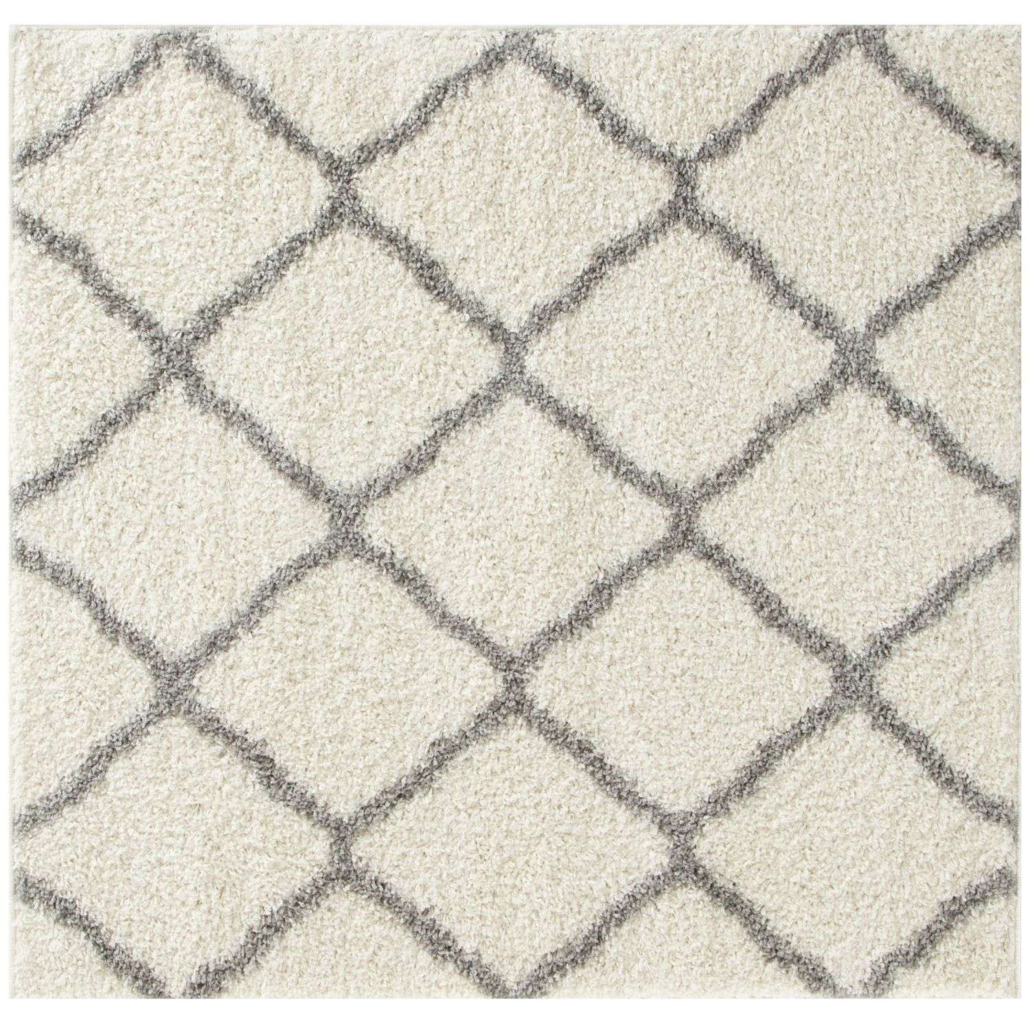 Moroccan Ivory Shaggy Rug | 700 - PN Home