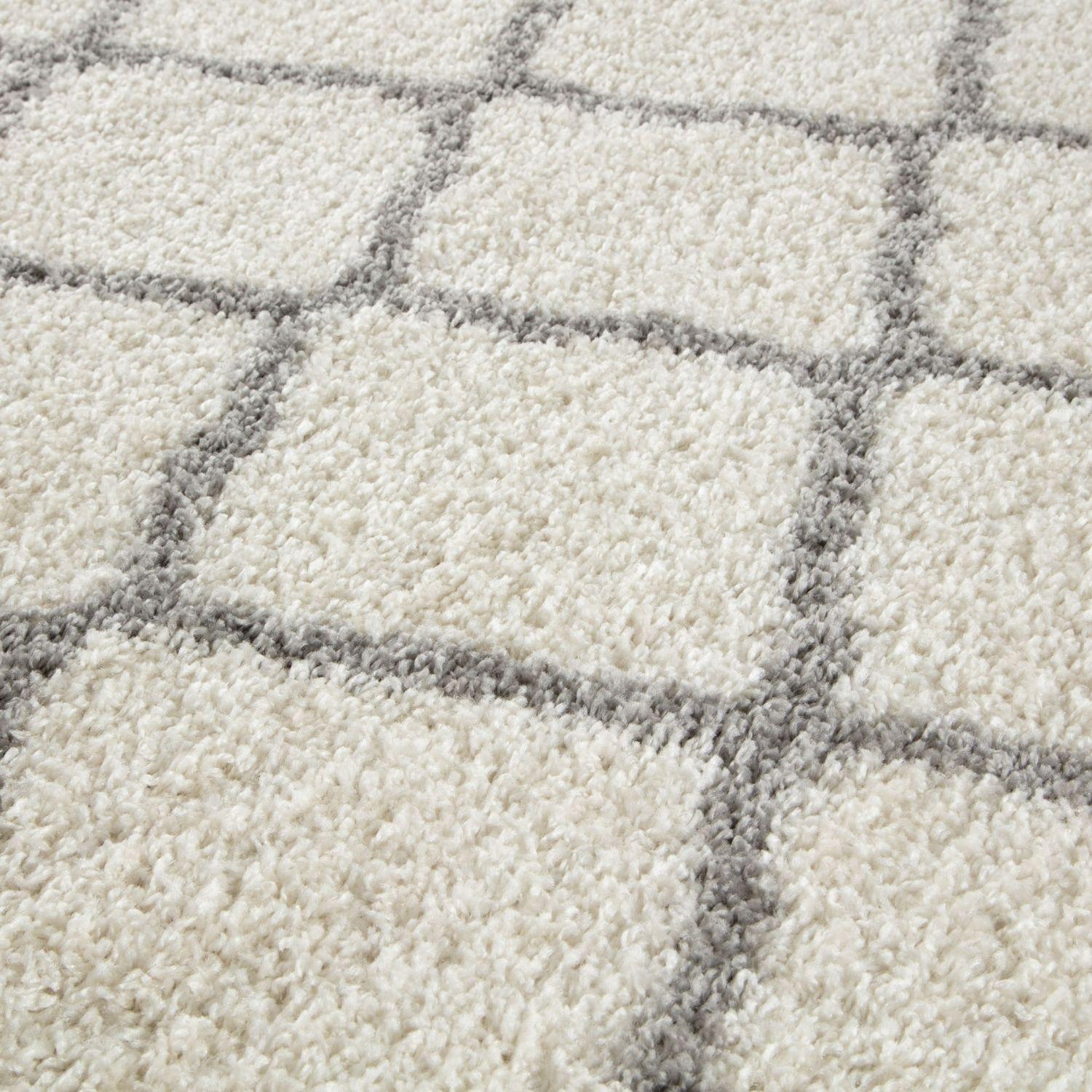 Moroccan Ivory Shaggy Rug | 700 - PN Home
