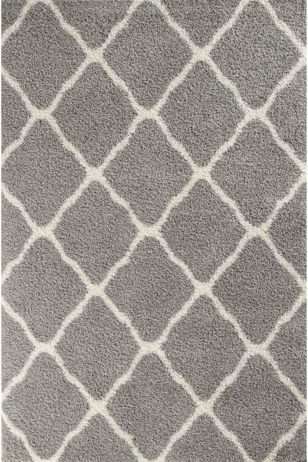 Moroccan Grey Shaggy Rug | 710 - PN Home