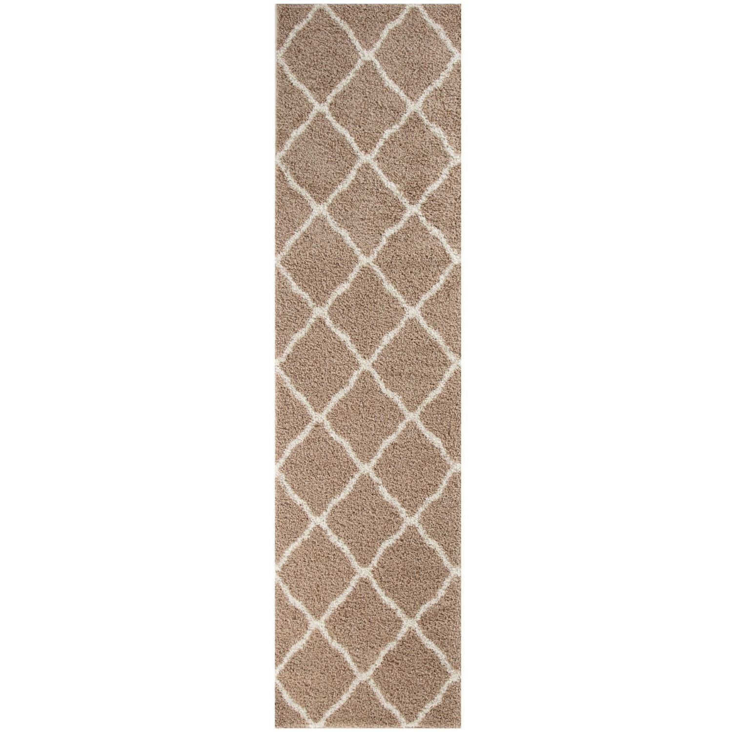 Moroccan Beige Shaggy Rug | 720 - PN Home