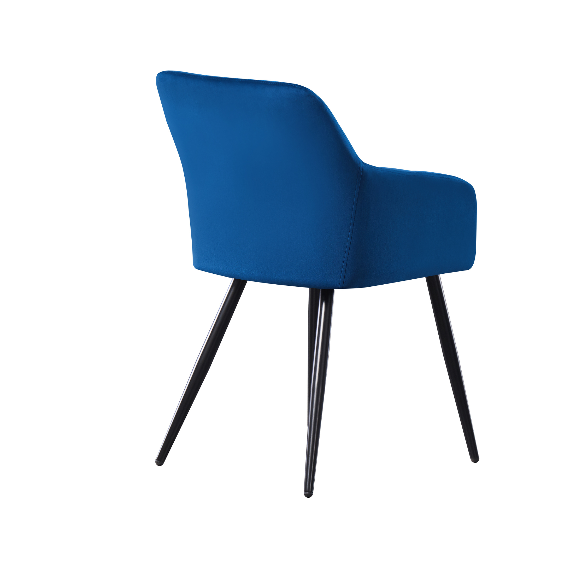 Camden Cosmo LUX Dining Set, a Table and Chairs Set of 4, Black/Dark Grey