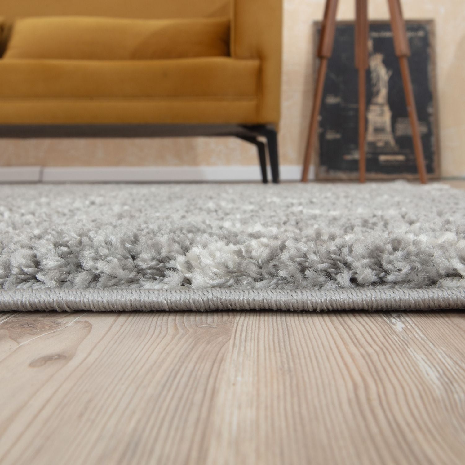 Moroccan Grey Shaggy Rug | 810 - PN Home