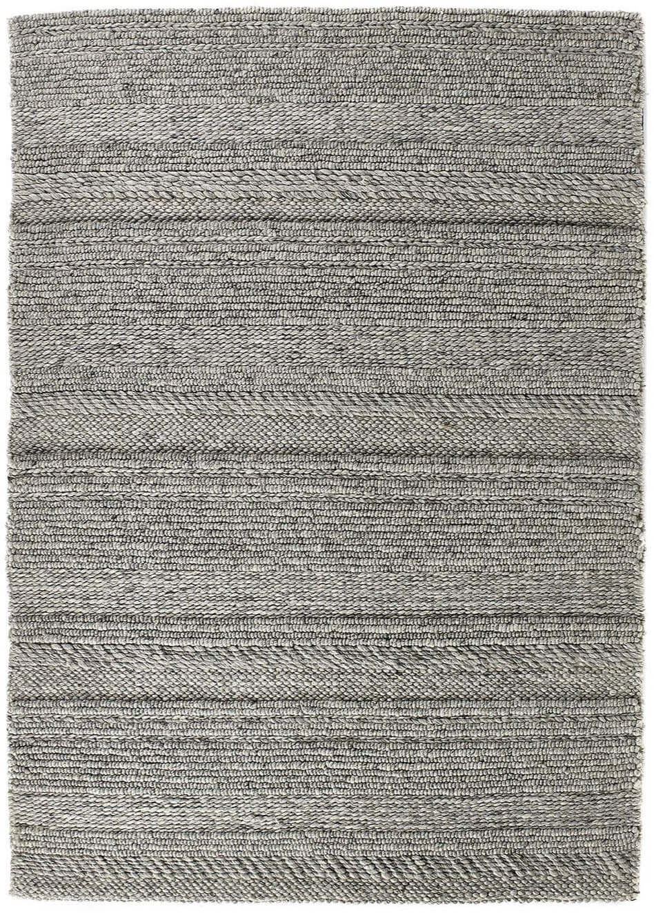 Chunky Natural/Grey Knitted Rug - PN Home