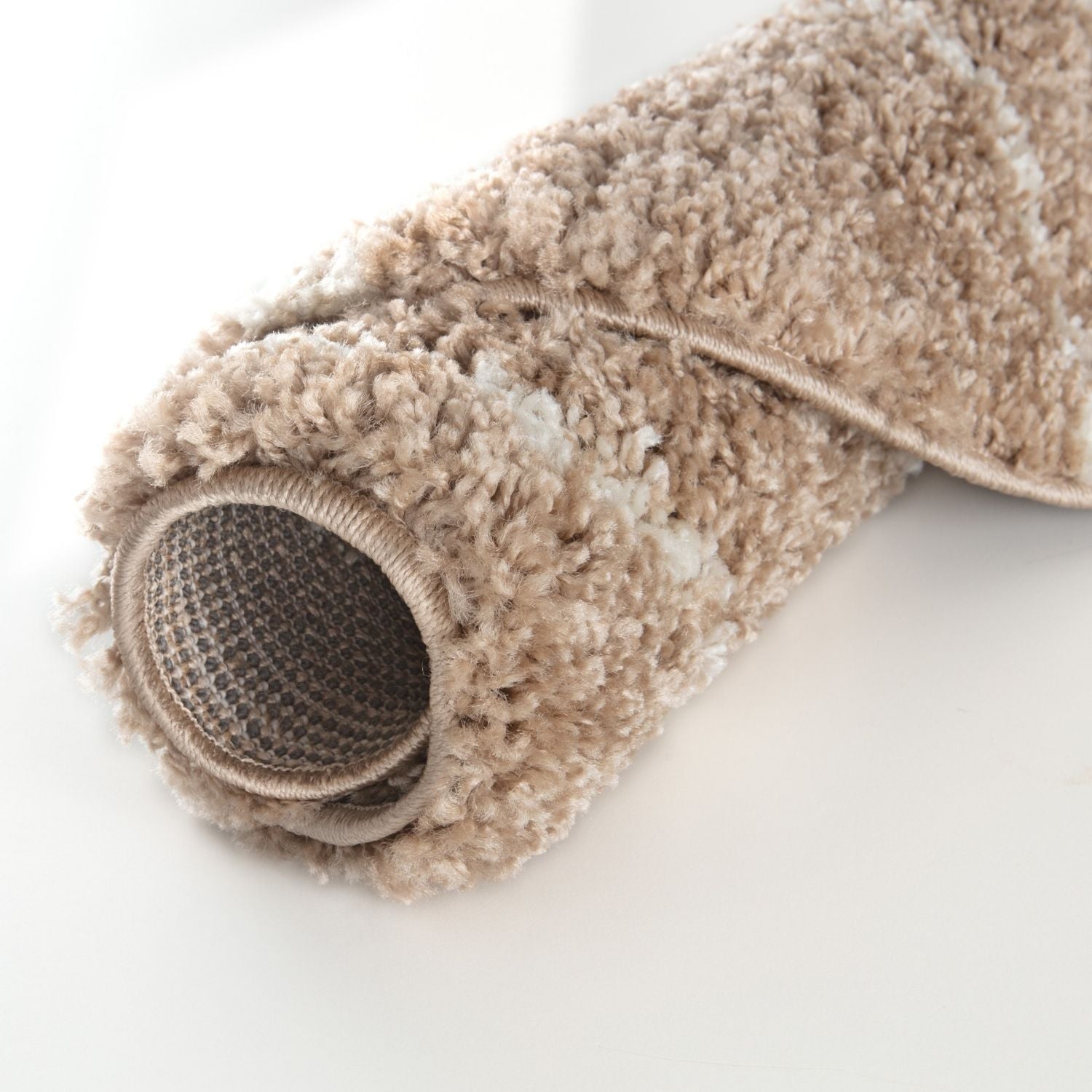 Moroccan Beige Shaggy Rug | 820 - PN Home