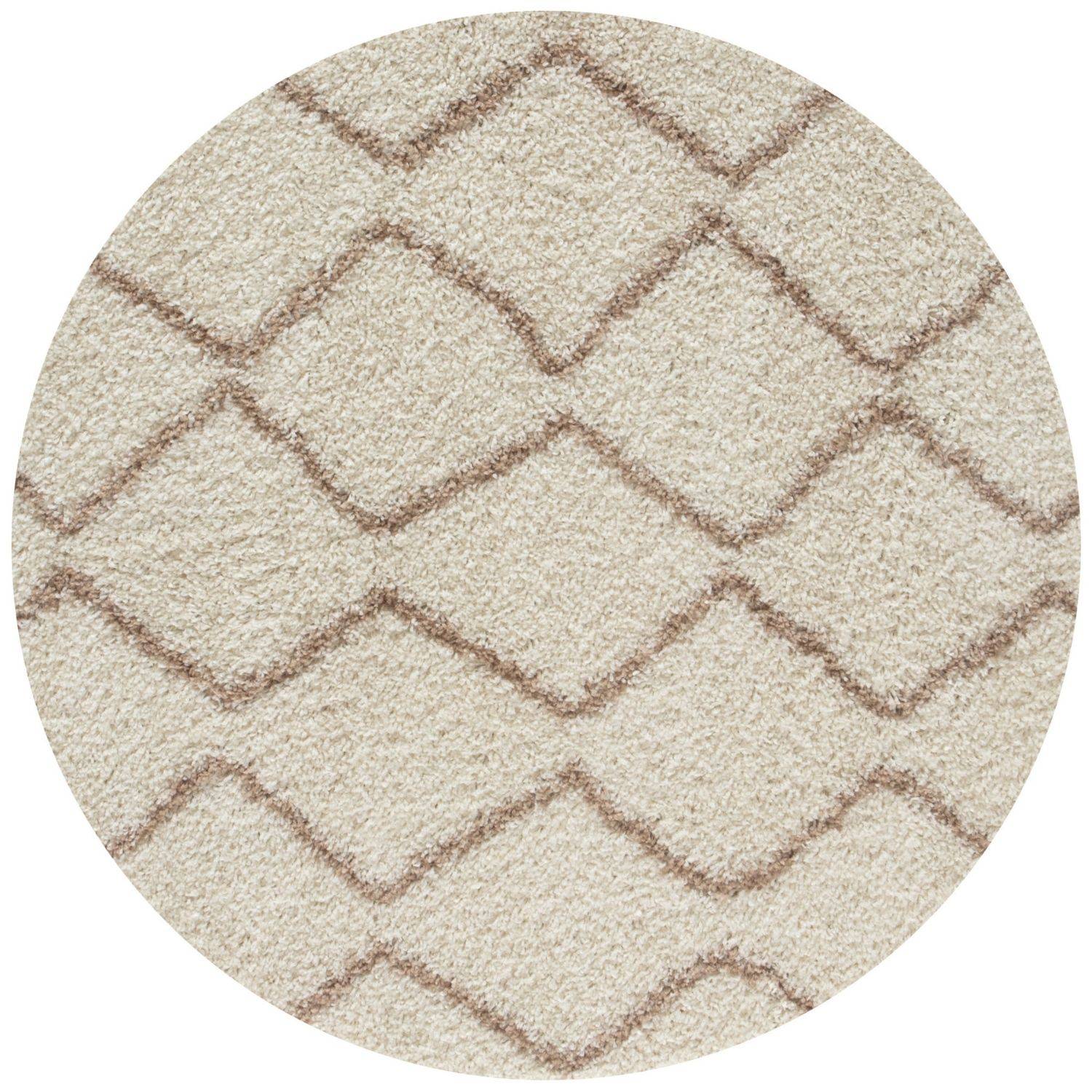 Moroccan Ivory Beige Shaggy Rug | 830 - PN Home