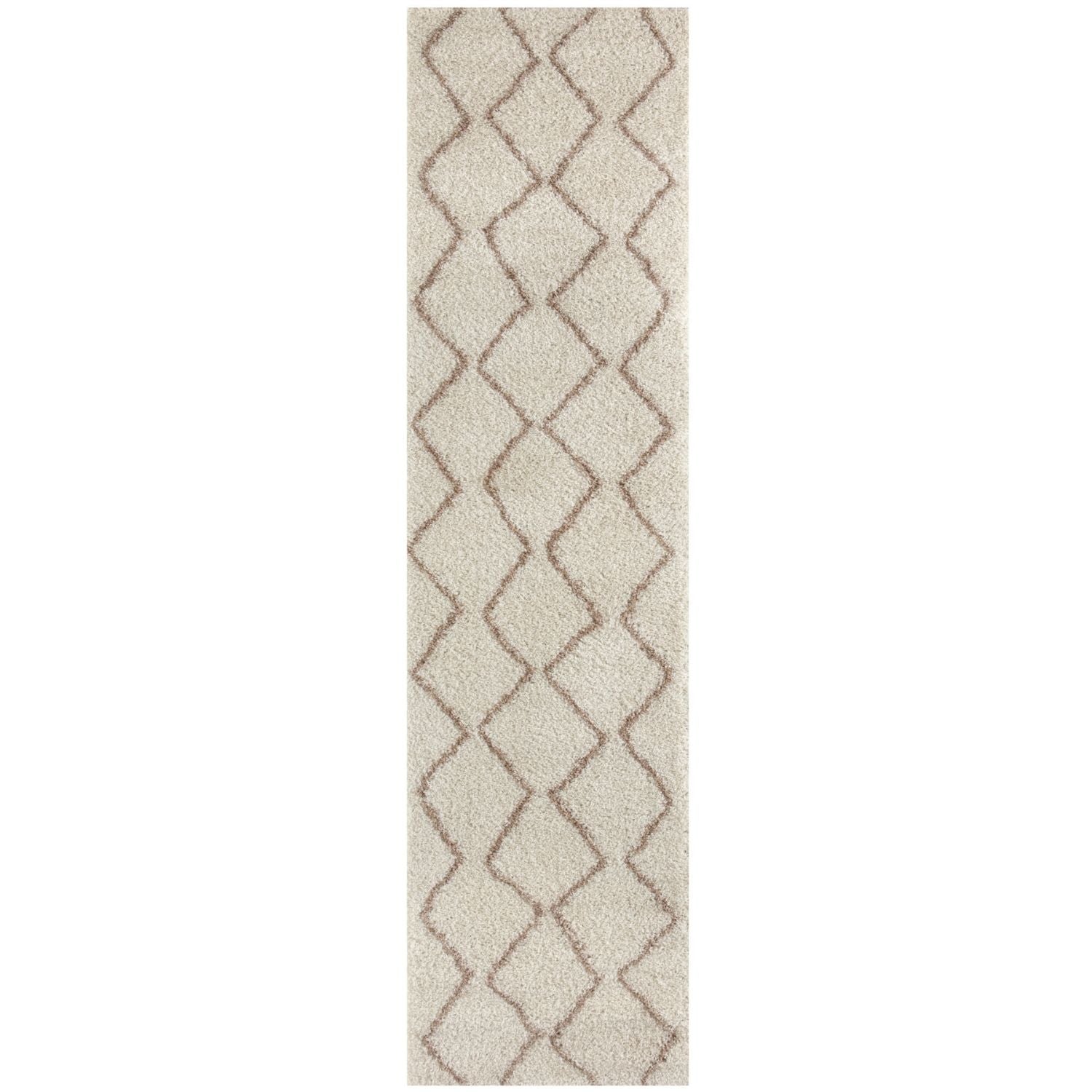 Moroccan Ivory Beige Shaggy Rug | 830 - PN Home