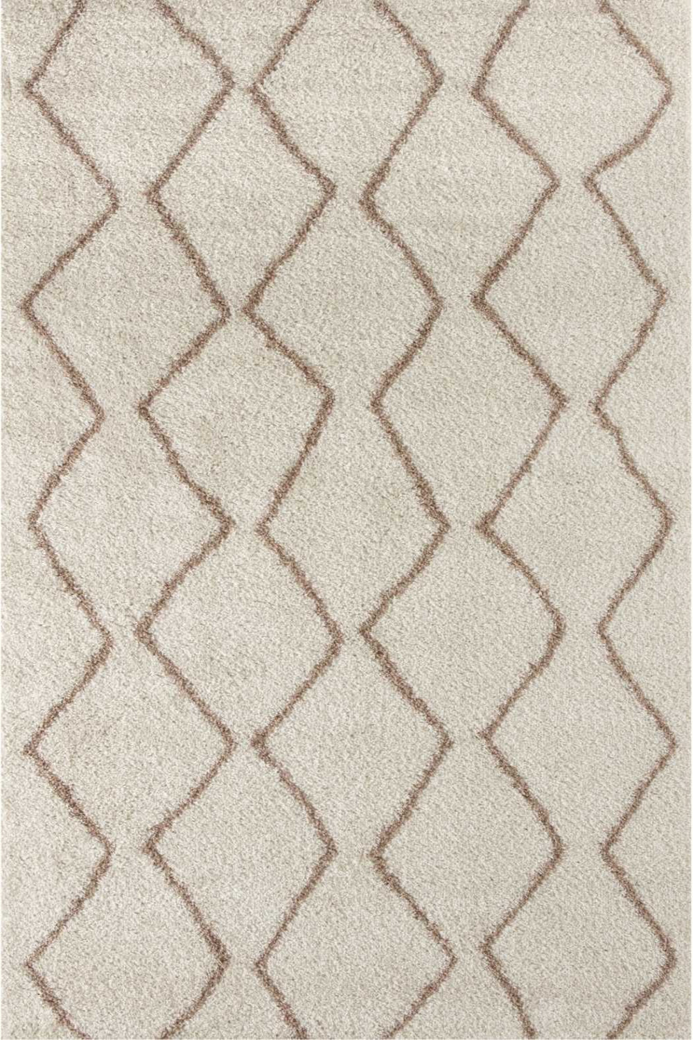 Moroccan Ivory Beige Shaggy Rug | 830 - PN Home
