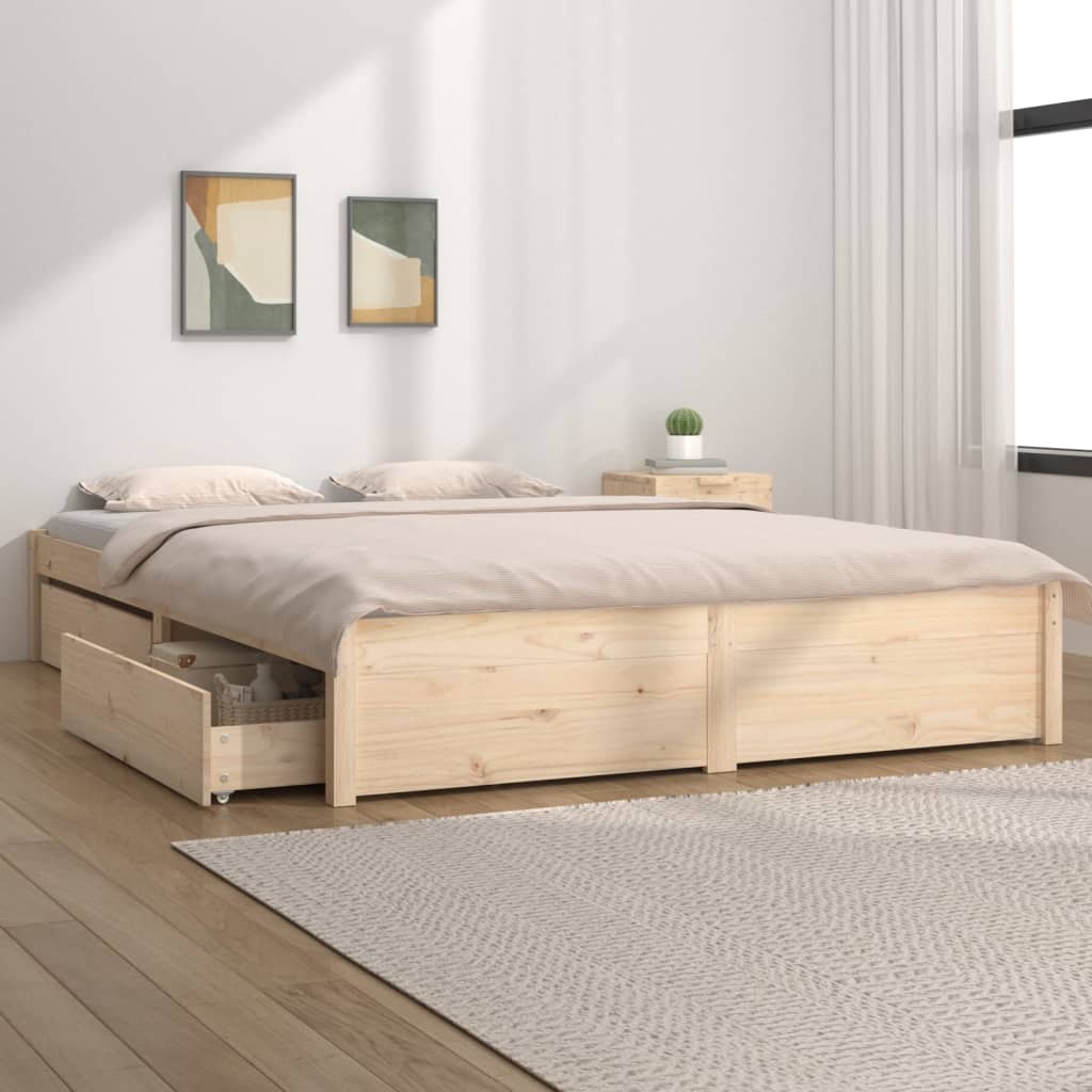 buy smoked oak bed frame uk