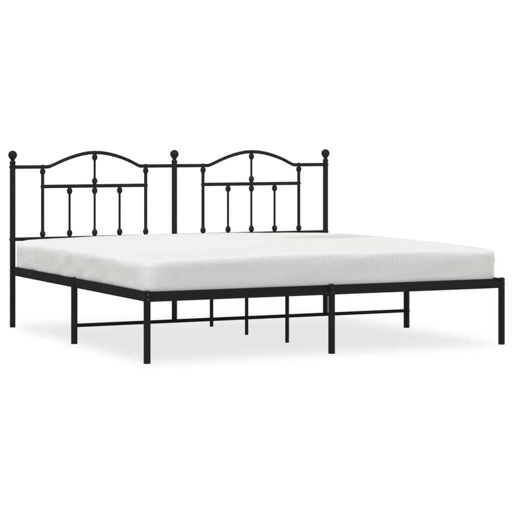 black metal bed frame for sale