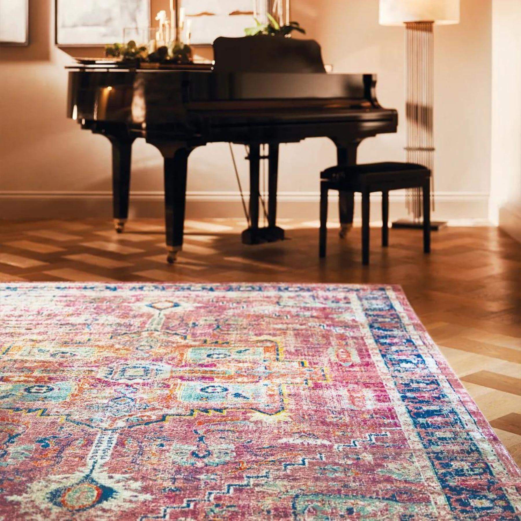 Granada Multicolour Vintage Rug | Ruby - PN Home