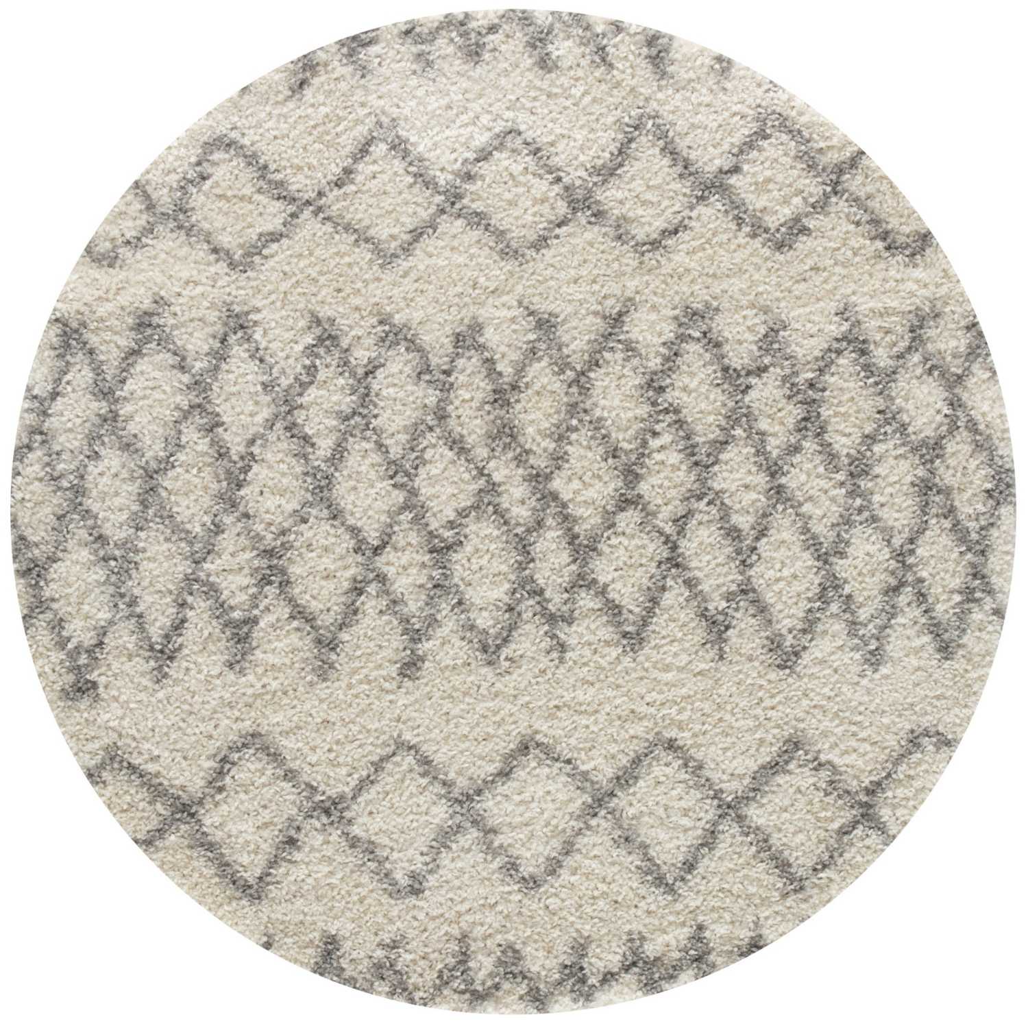 Moroccan Ivory Grey Shaggy Rug | 900 - PN Home