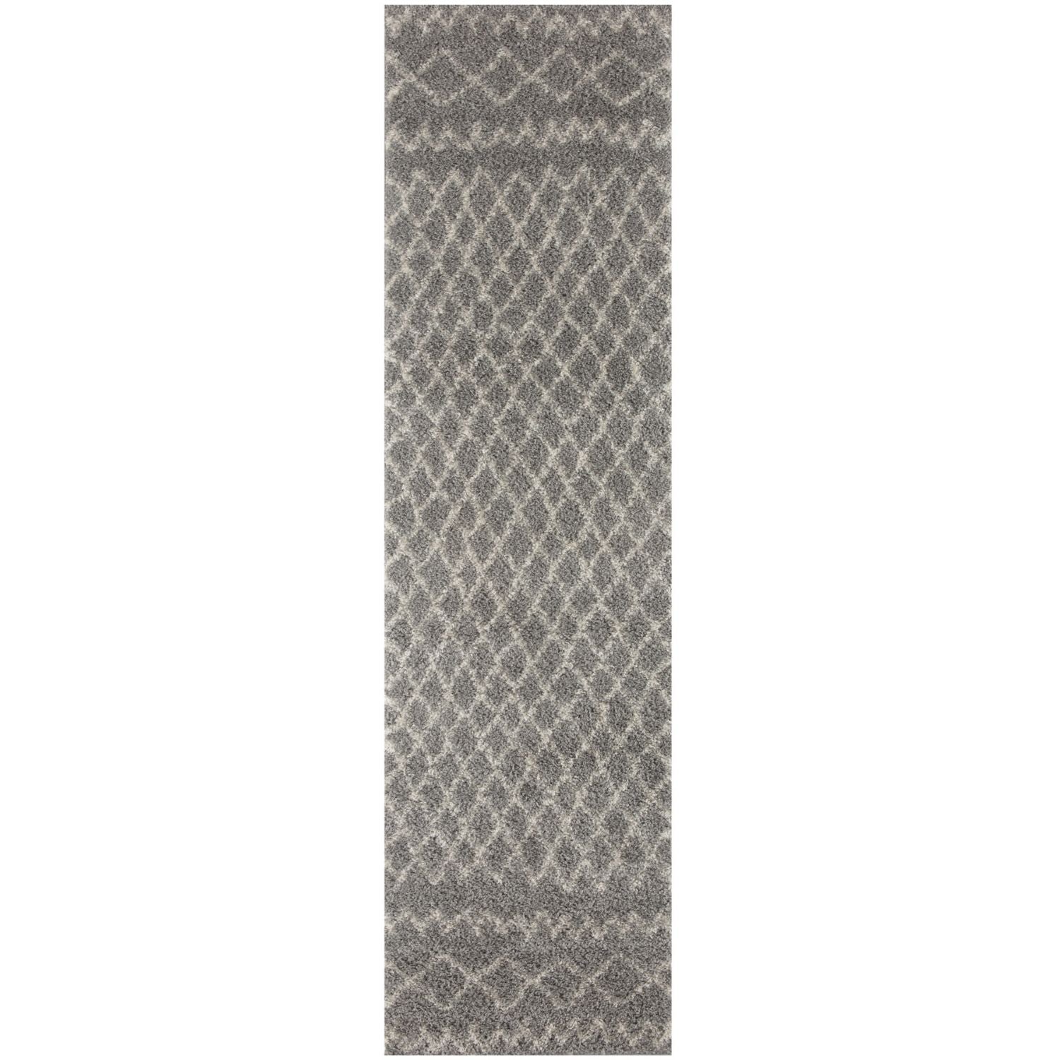 Moroccan Grey Shaggy Rug | 910 - PN Home