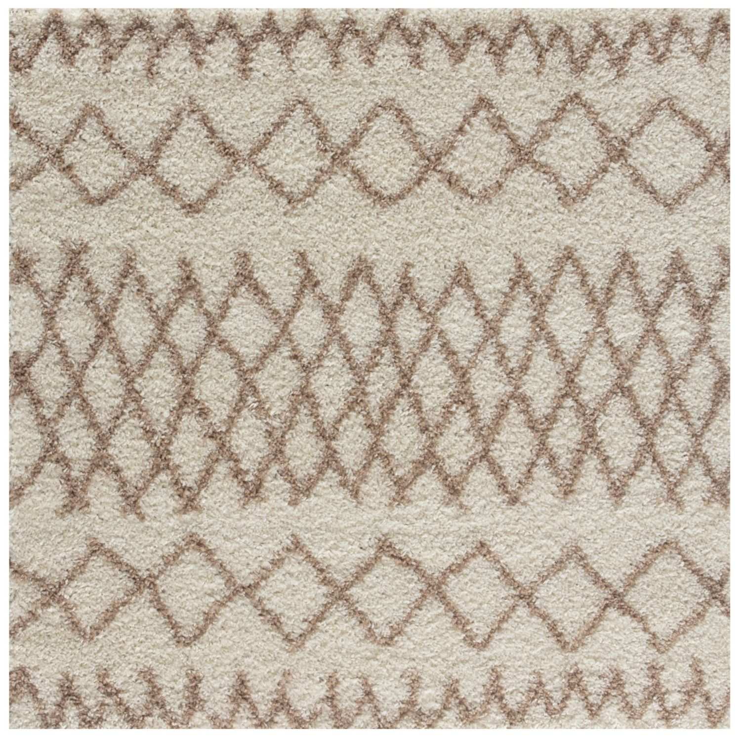 Moroccan Ivory Beige Shaggy Rug | 930 - PN Home