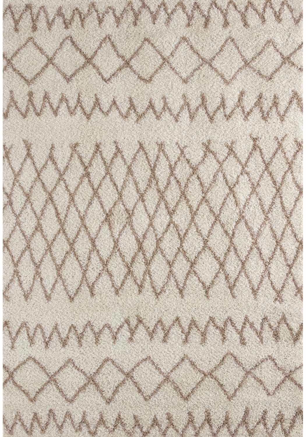 Moroccan Ivory Beige Shaggy Rug | 930 - PN Home