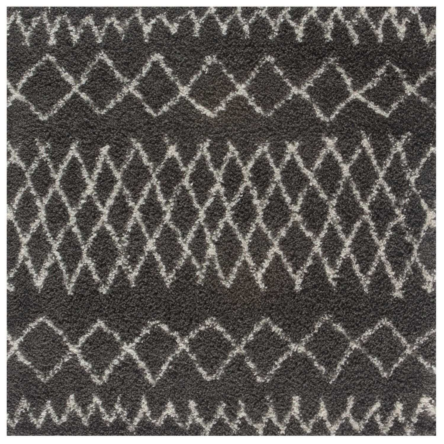 Moroccan Dark Grey Shaggy Rug | 940 - PN Home