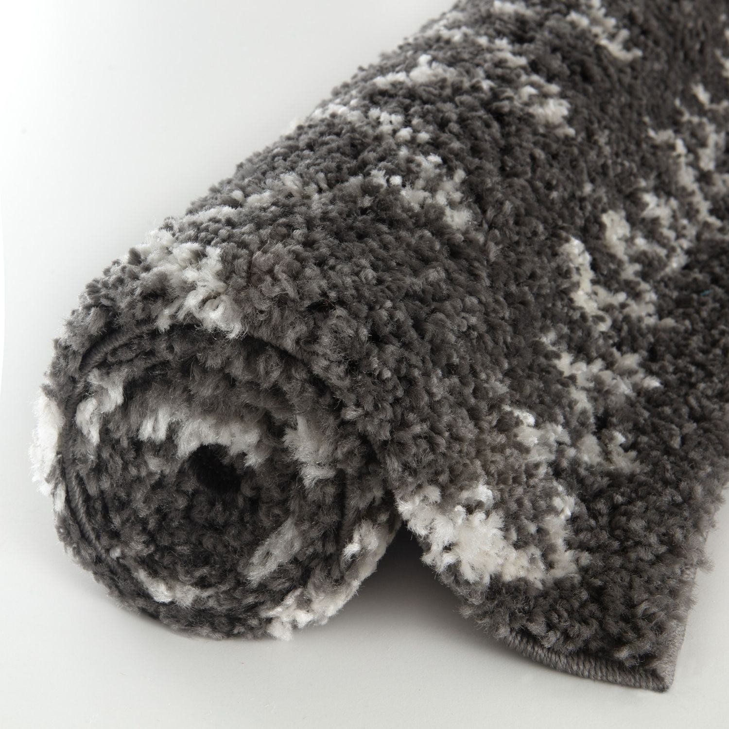 Moroccan Dark Grey Shaggy Rug | 940 - PN Home