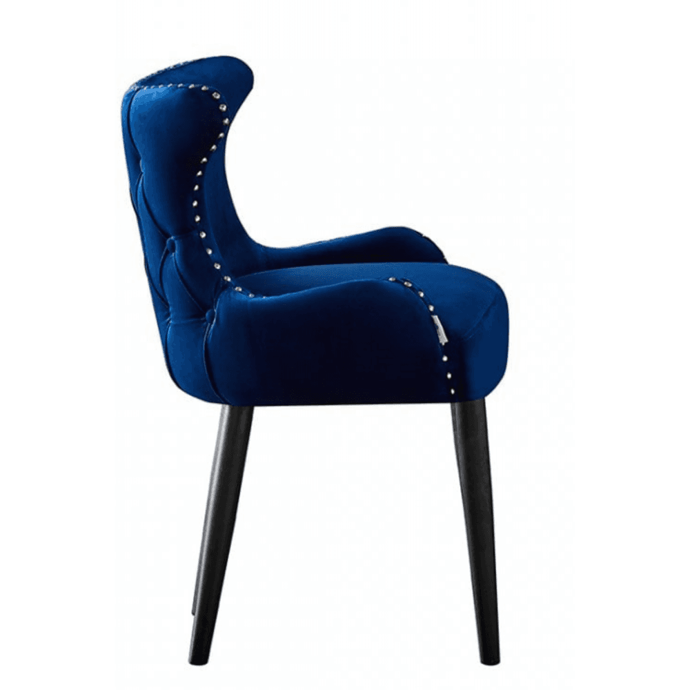 Oxford Rocco LUX Dining Set, a Table and Chairs Set of 6, Walnut