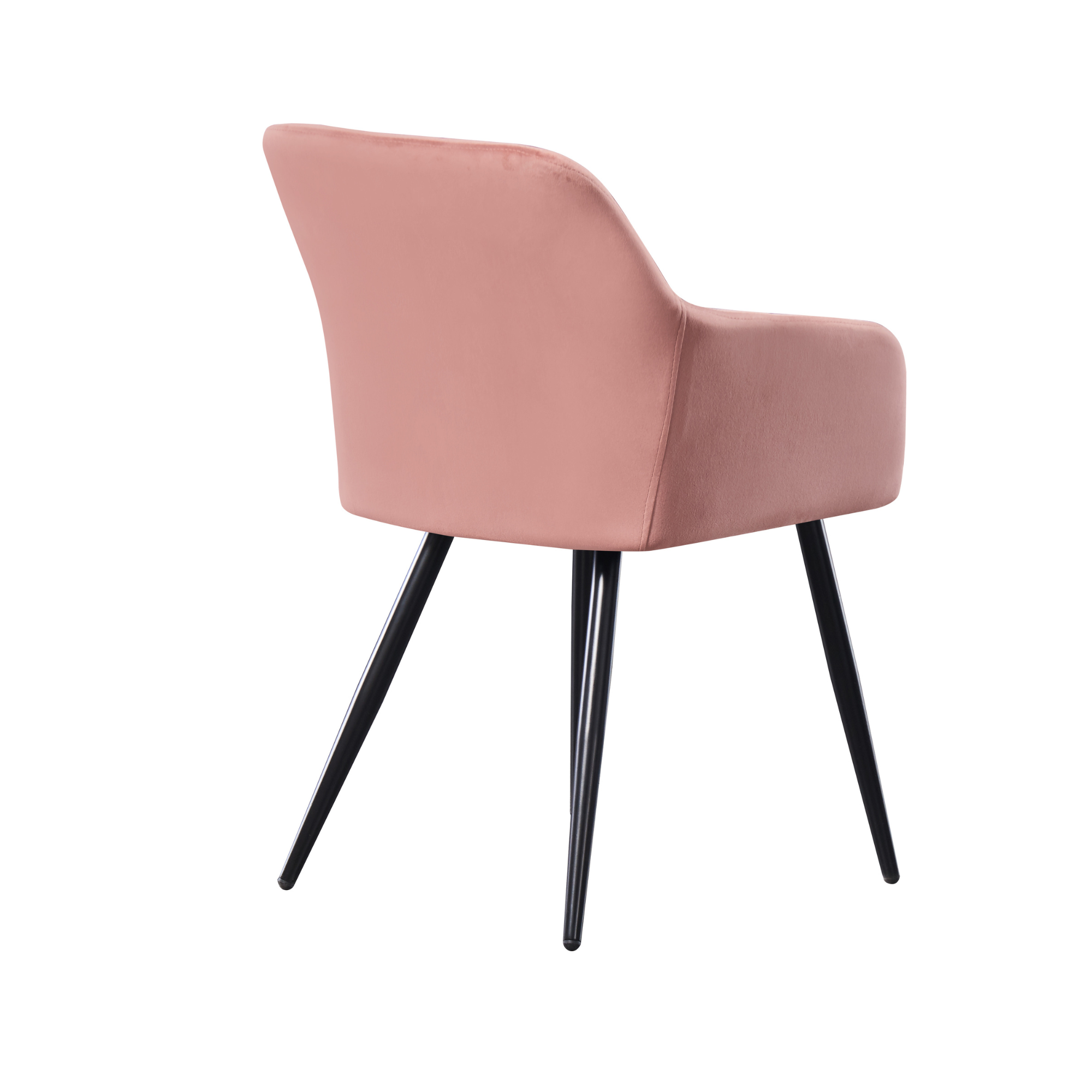 Camden Toga Brown LUX Dining Set with 4 Velvet Chairs