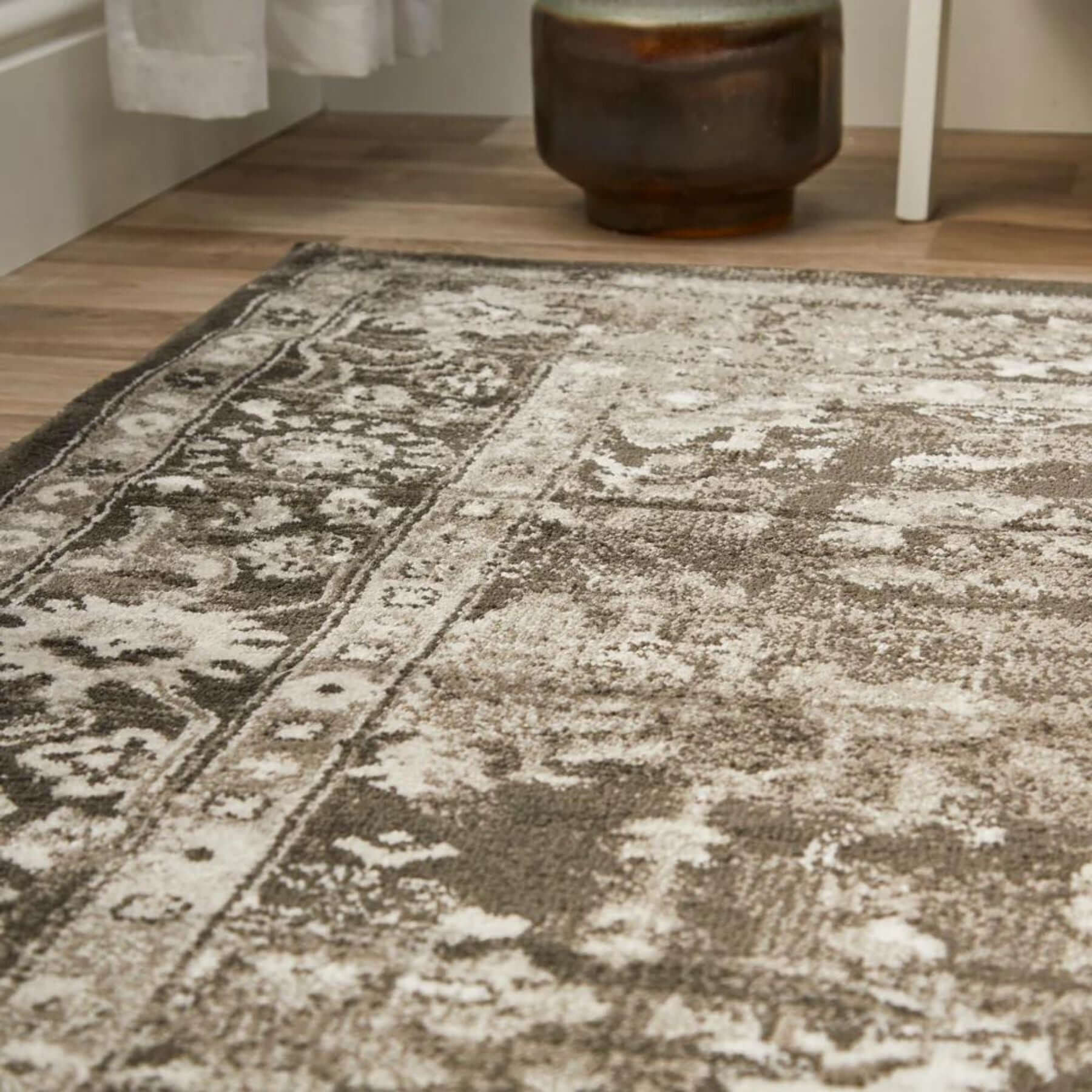 Anatolia Dark Grey Vintage Rug - PN Home