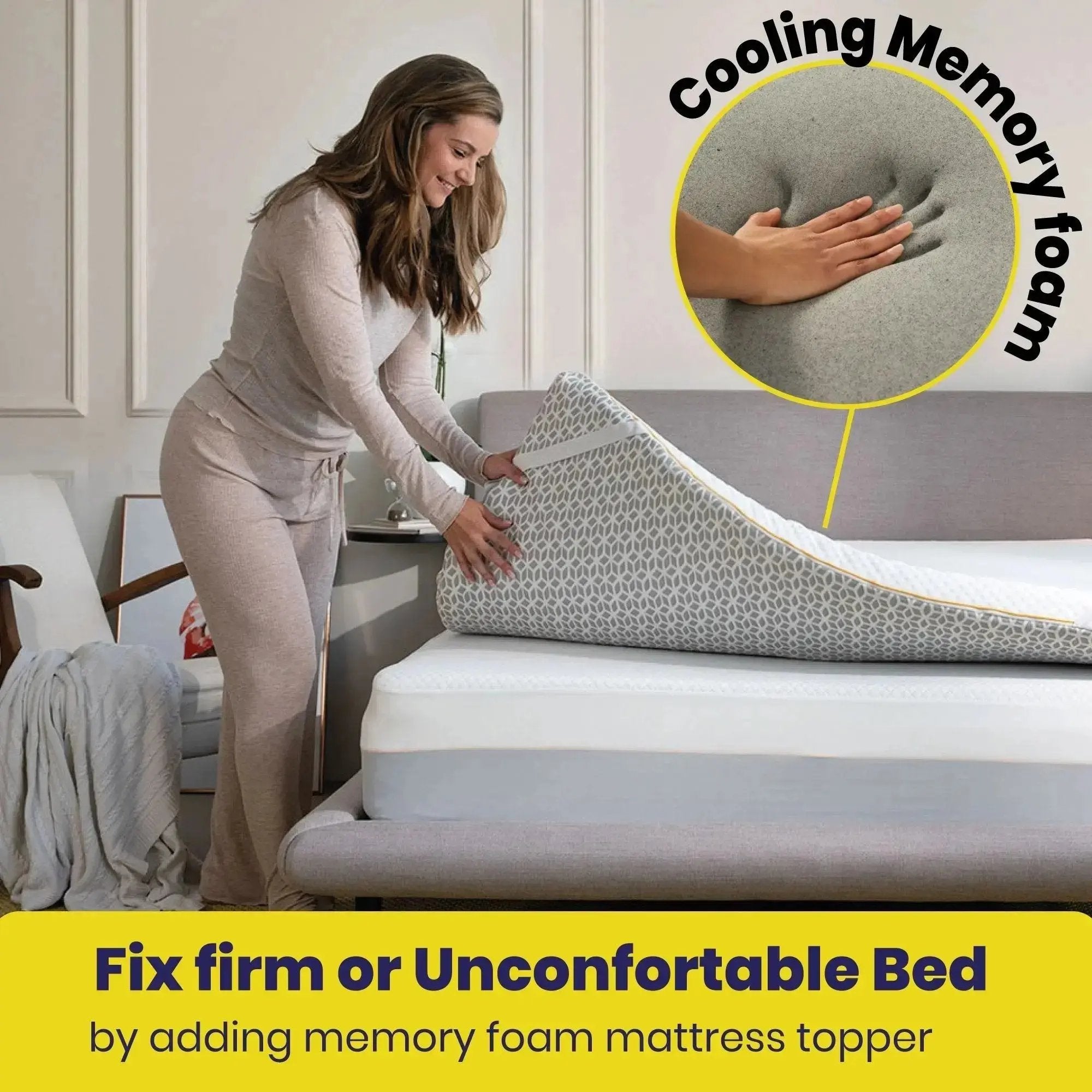 Brightr® Aurora Best Mattress Topper for Back Pain