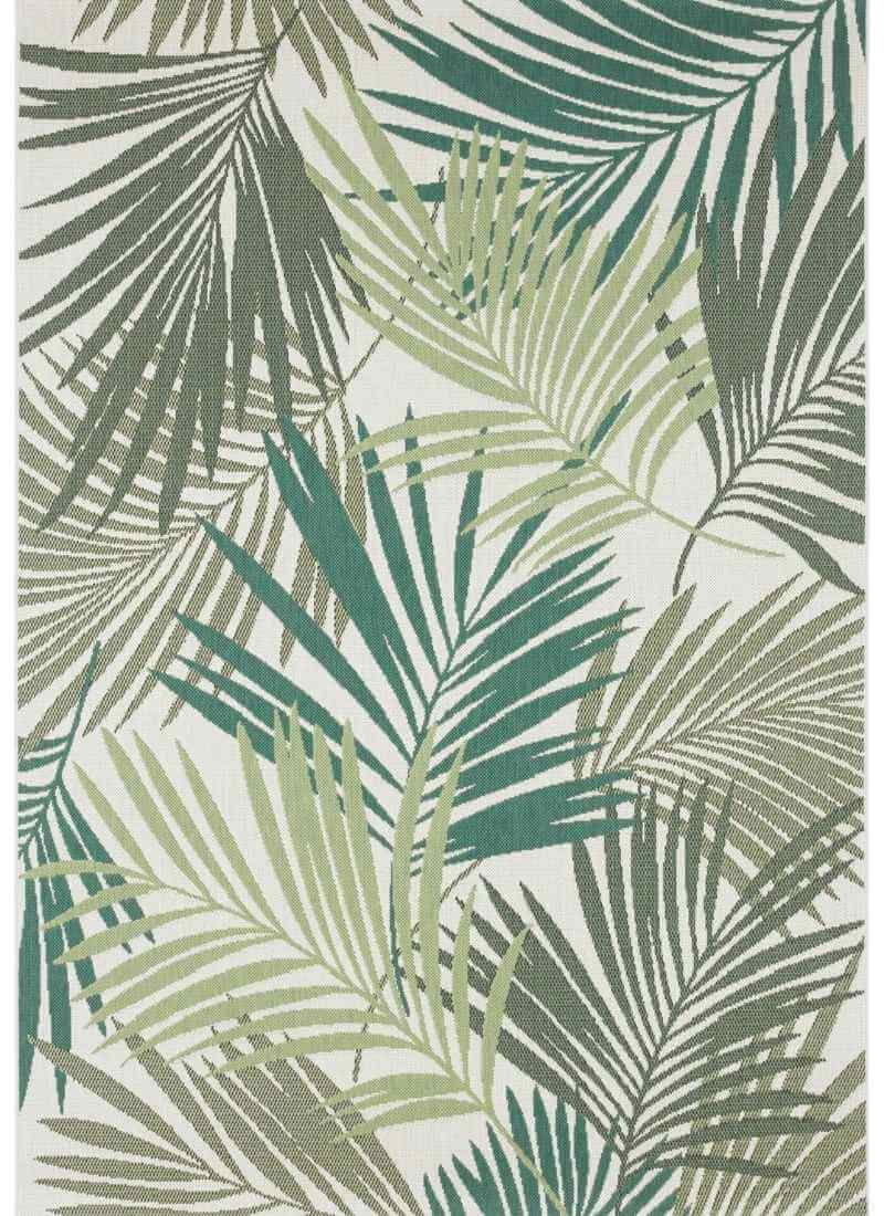 Indoor Outdoor Vai Green Rug – Floral Design - PN Home