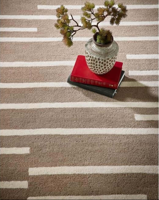 Broken Stripe Wool Rug - PN Home