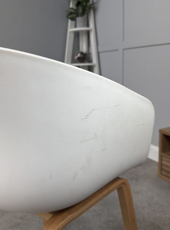Fabric Marcelo Chair White