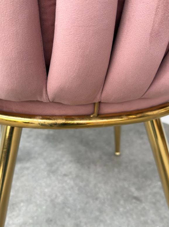 Roma Knot Dining Chair - Pink