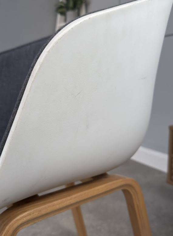 Fabric Marcelo Chair White