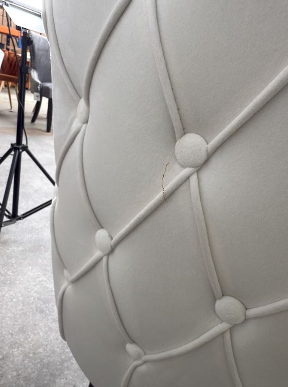 Mayfair Velvet Dining Chair - Cream