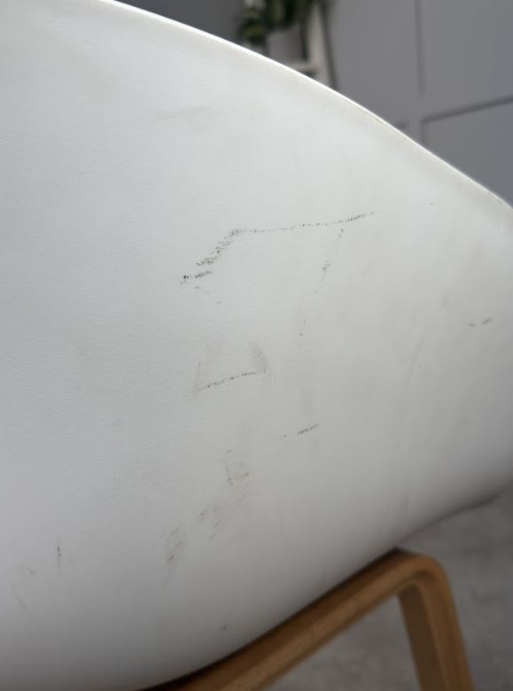 Fabric Marcelo Chair White