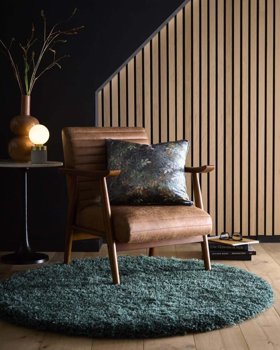 Chicago Forest Green Shaggy Rug - PN Home