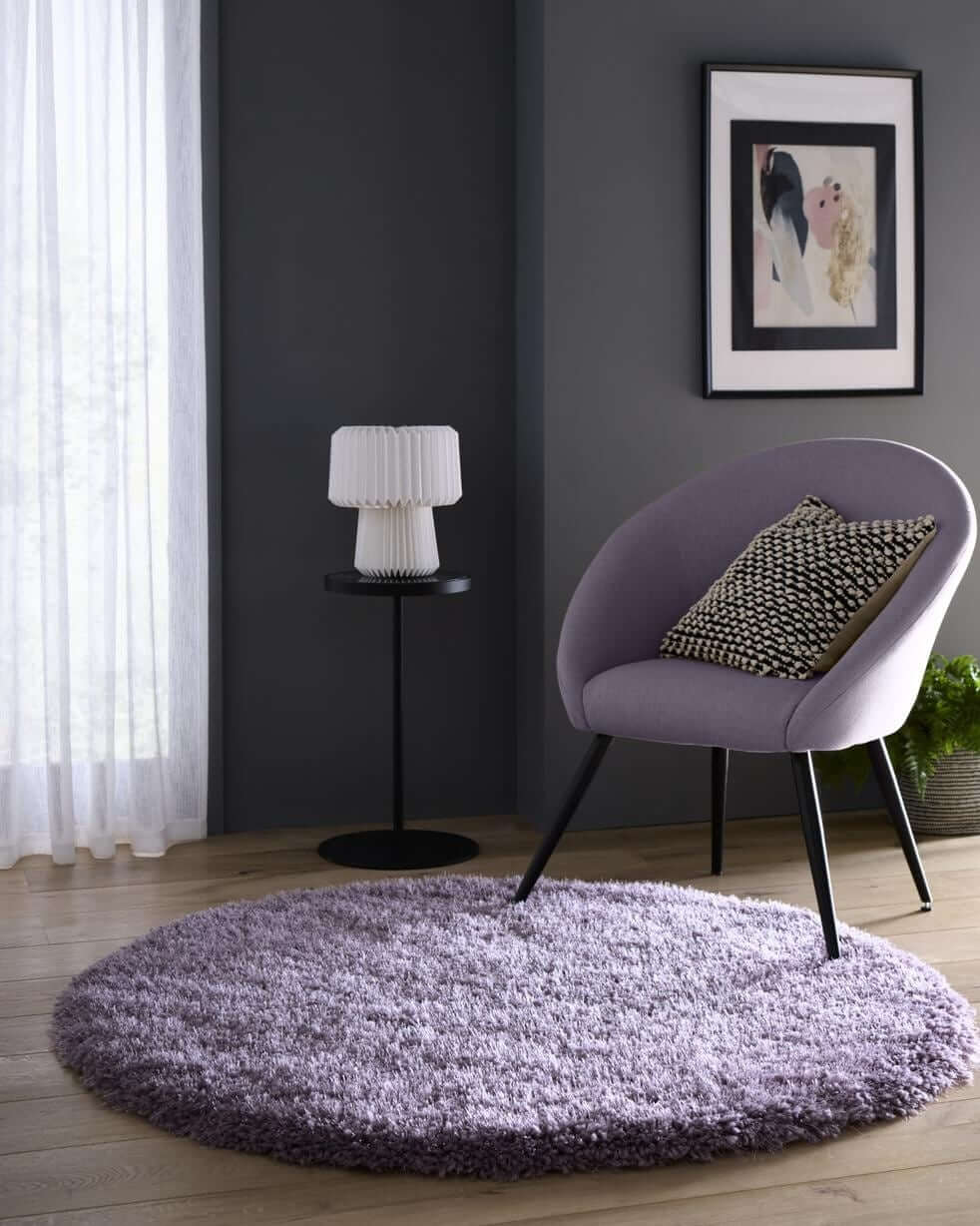 Chicago Lavender Shaggy Rug - PN Home